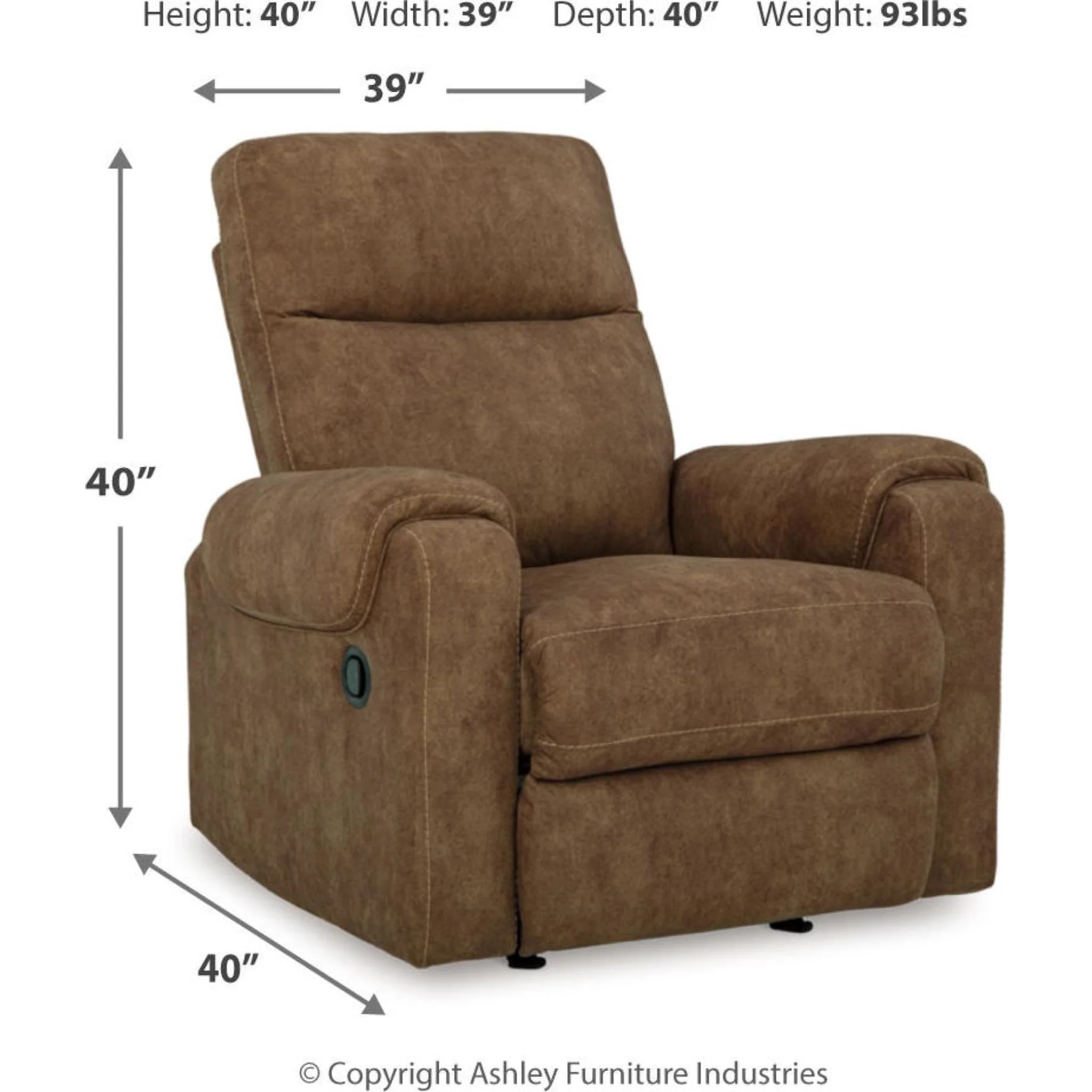 Edenwold Recliner - Brindle - Image 5