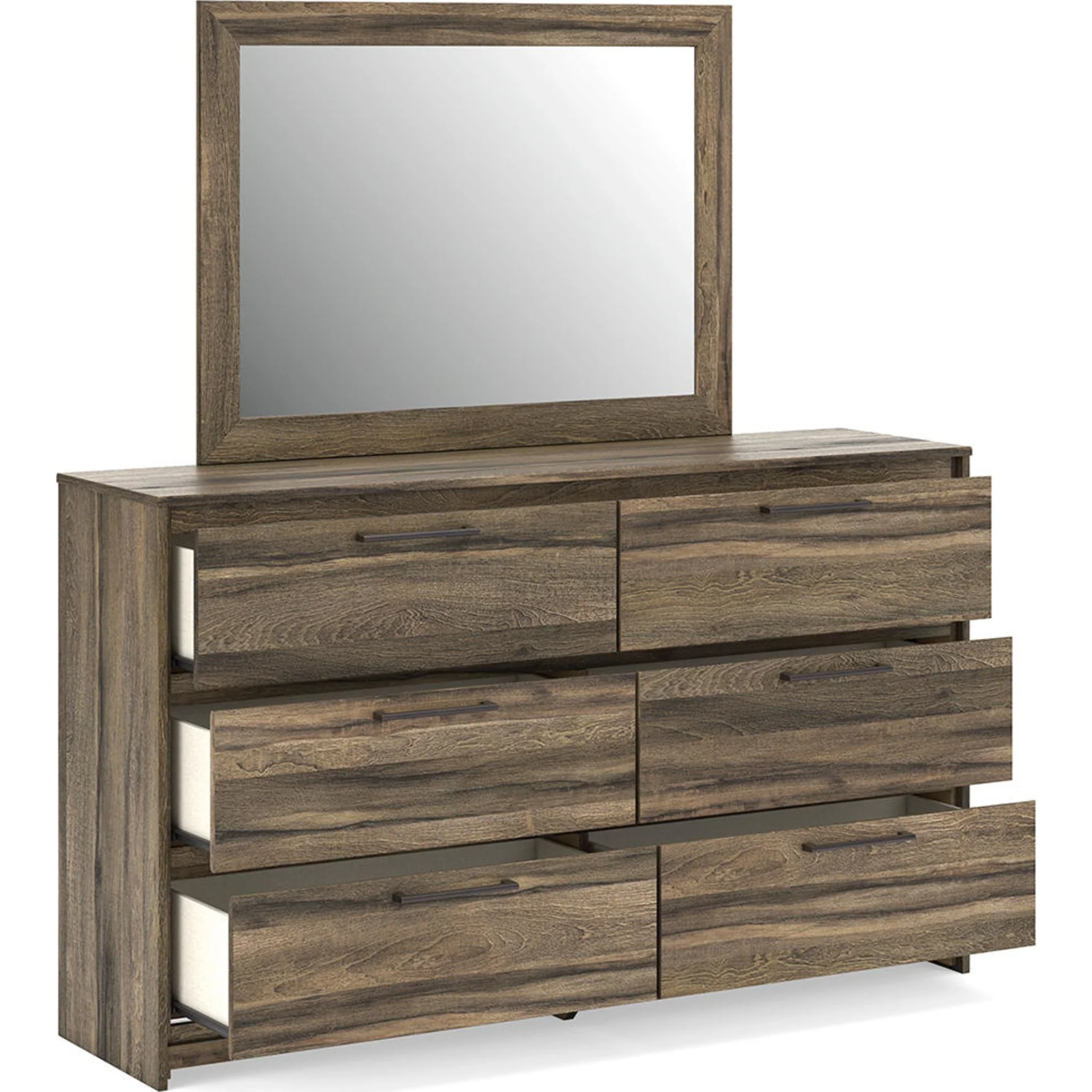 Elbrim Dresser and Mirror - Brown - Image 3