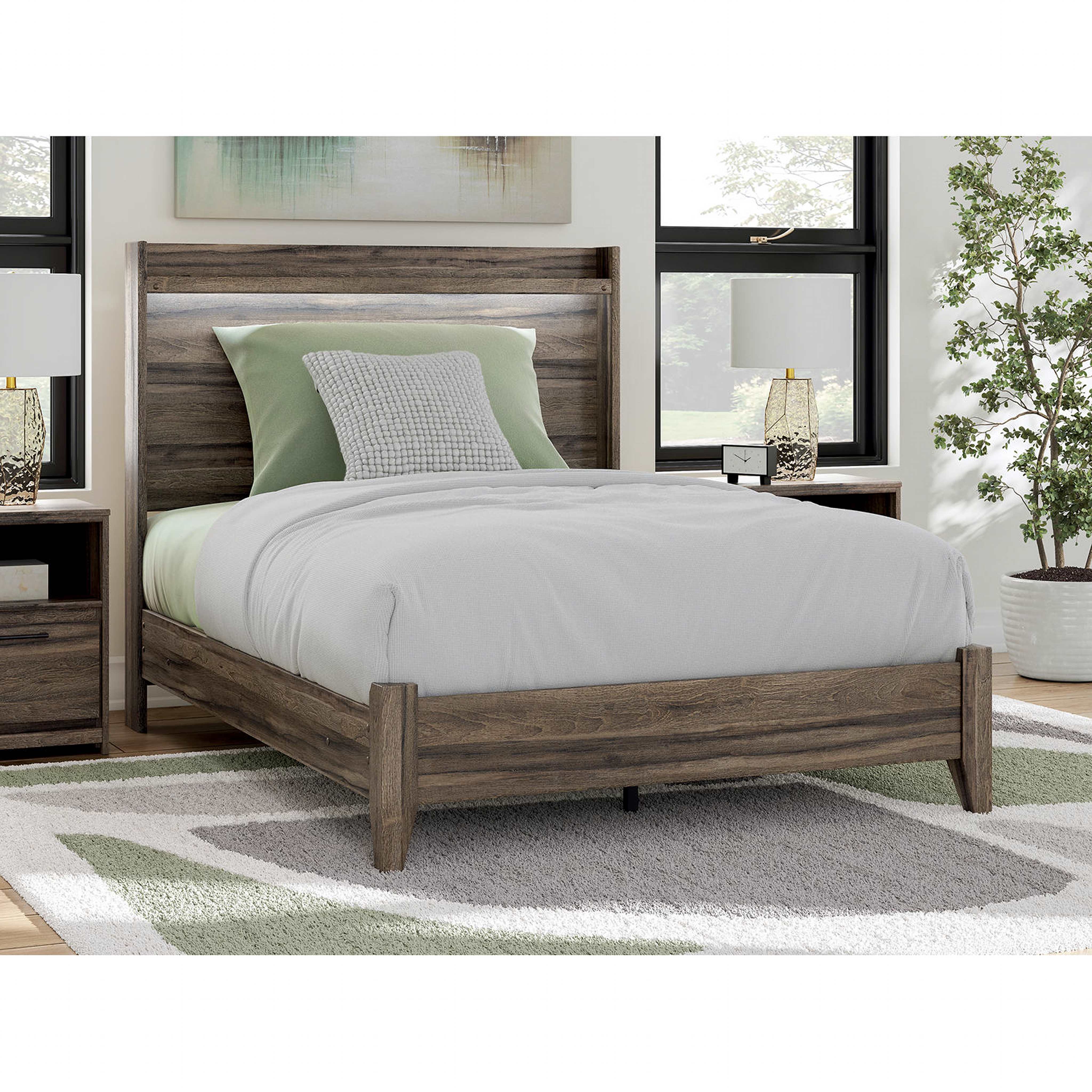 Elbrim Full Panel Bed - Brown - Image 2
