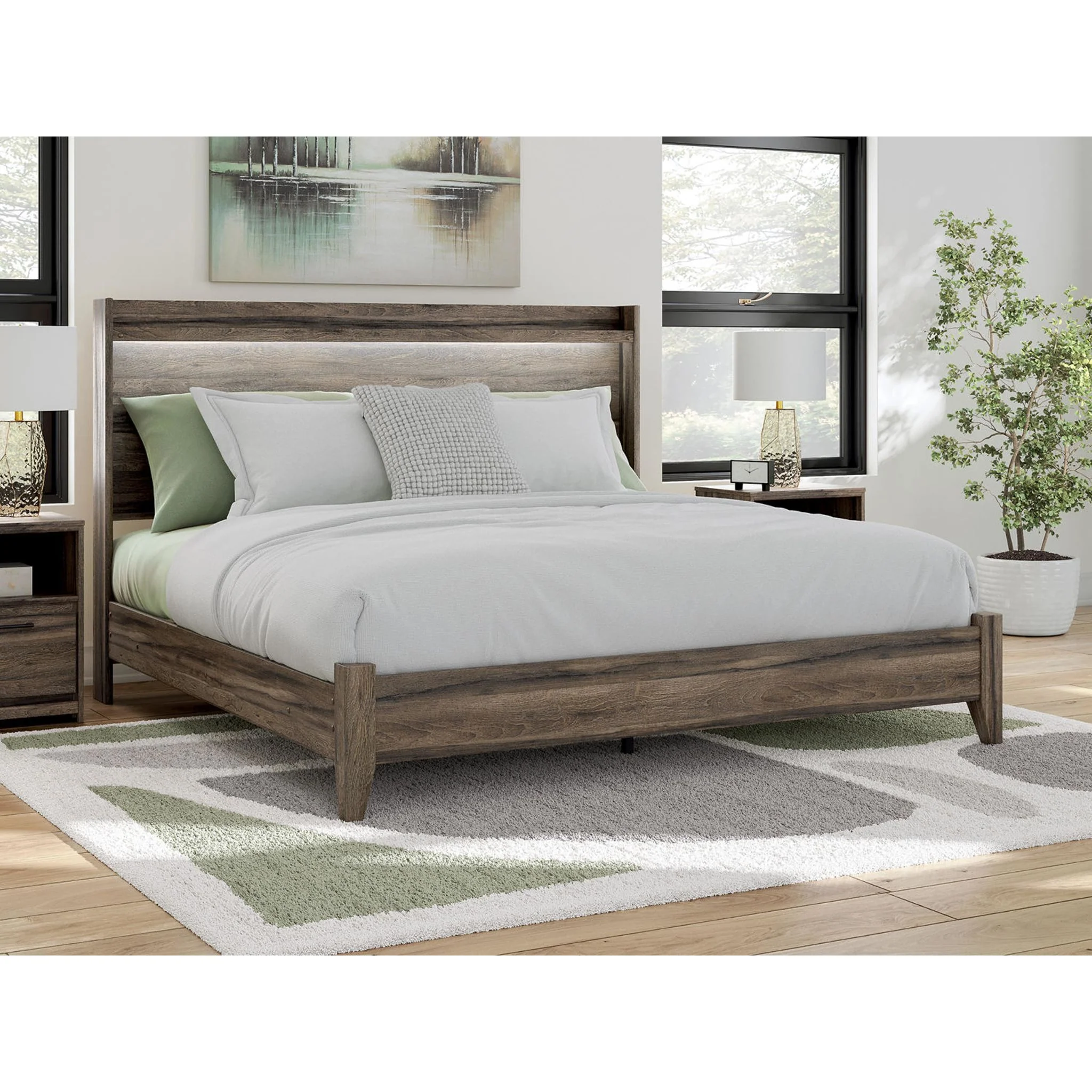 Elbrim Panel Bed - Brown - Image 10