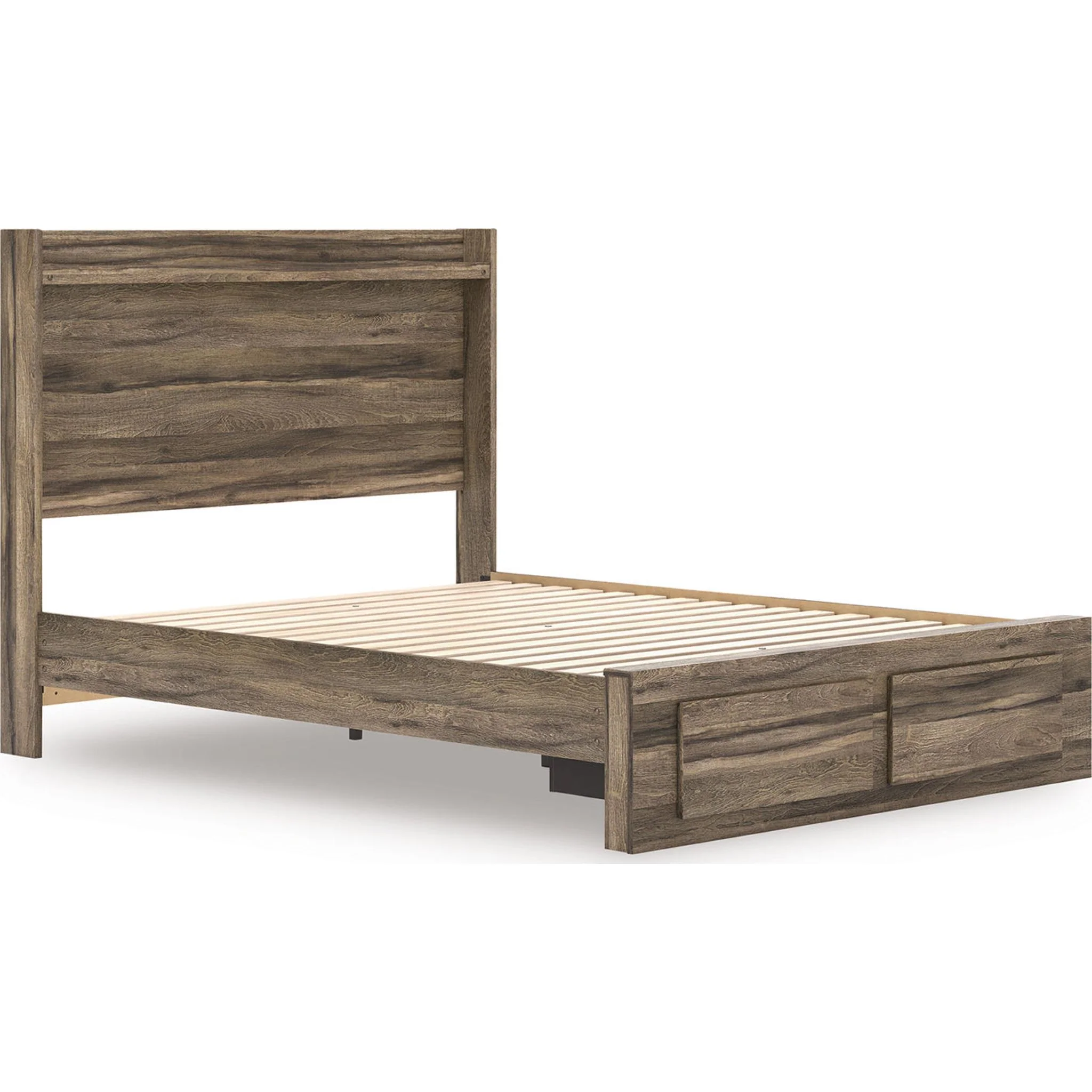 Elbrim Storage Bed - Brown - Image 3