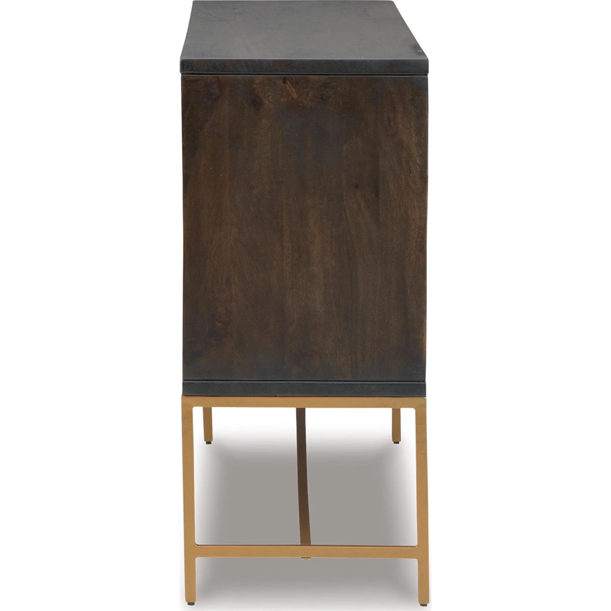 Elinmore Accent Cabinet - Brown/Gold Finish - Image 20