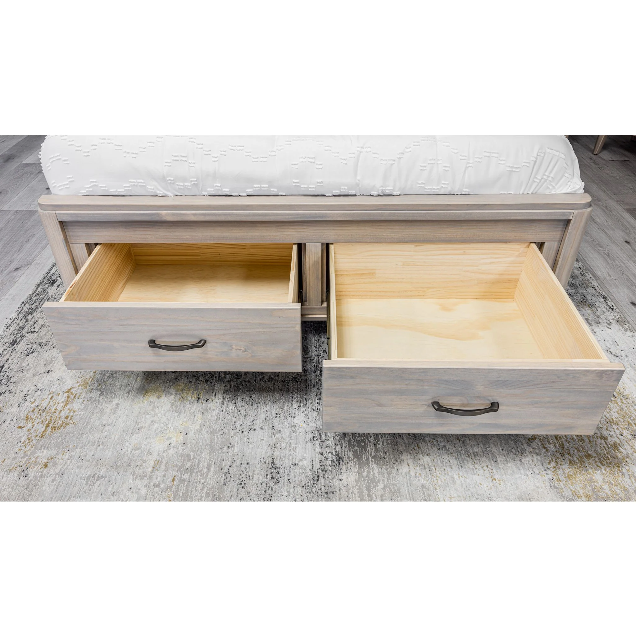 Ellesmere 6 Piece Full Storage Bedroom - Champagne/White - Image 7