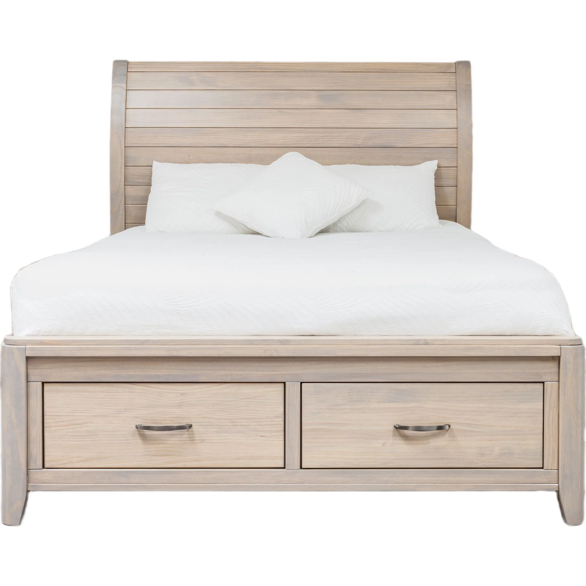 Ellesmere Full Sleigh Storage Bed - Champagne - Image 3