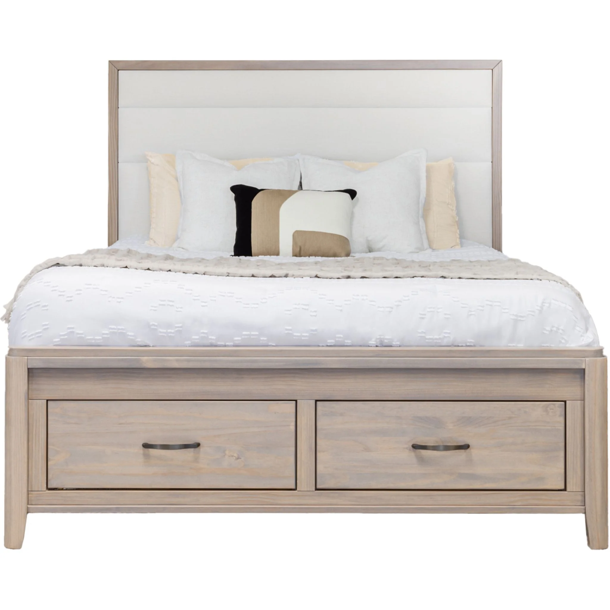 Ellesmere Full Storage Bed - Champagne/White - Image 3