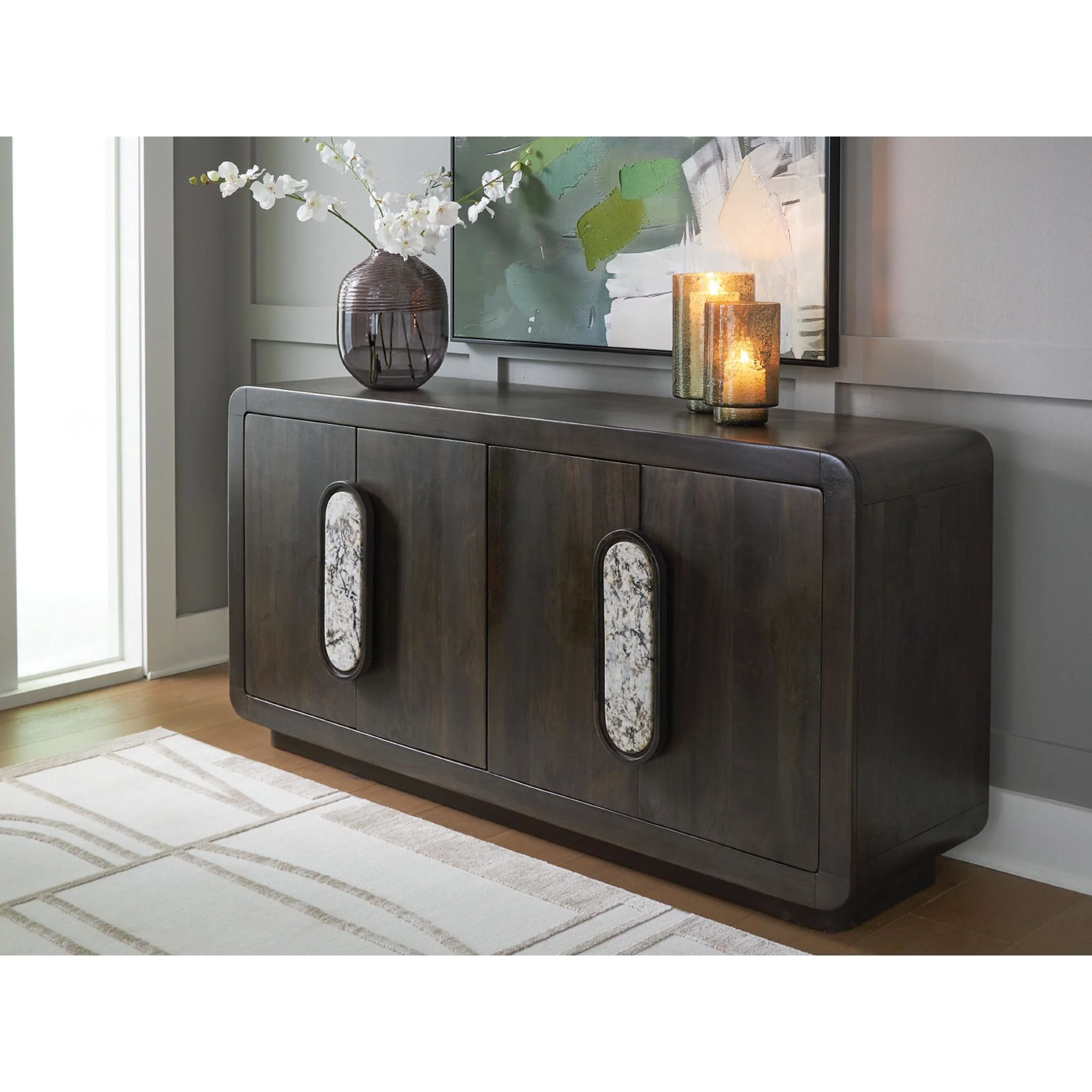 Elliston Accent Cabinet - Espresso Brown - Image 3