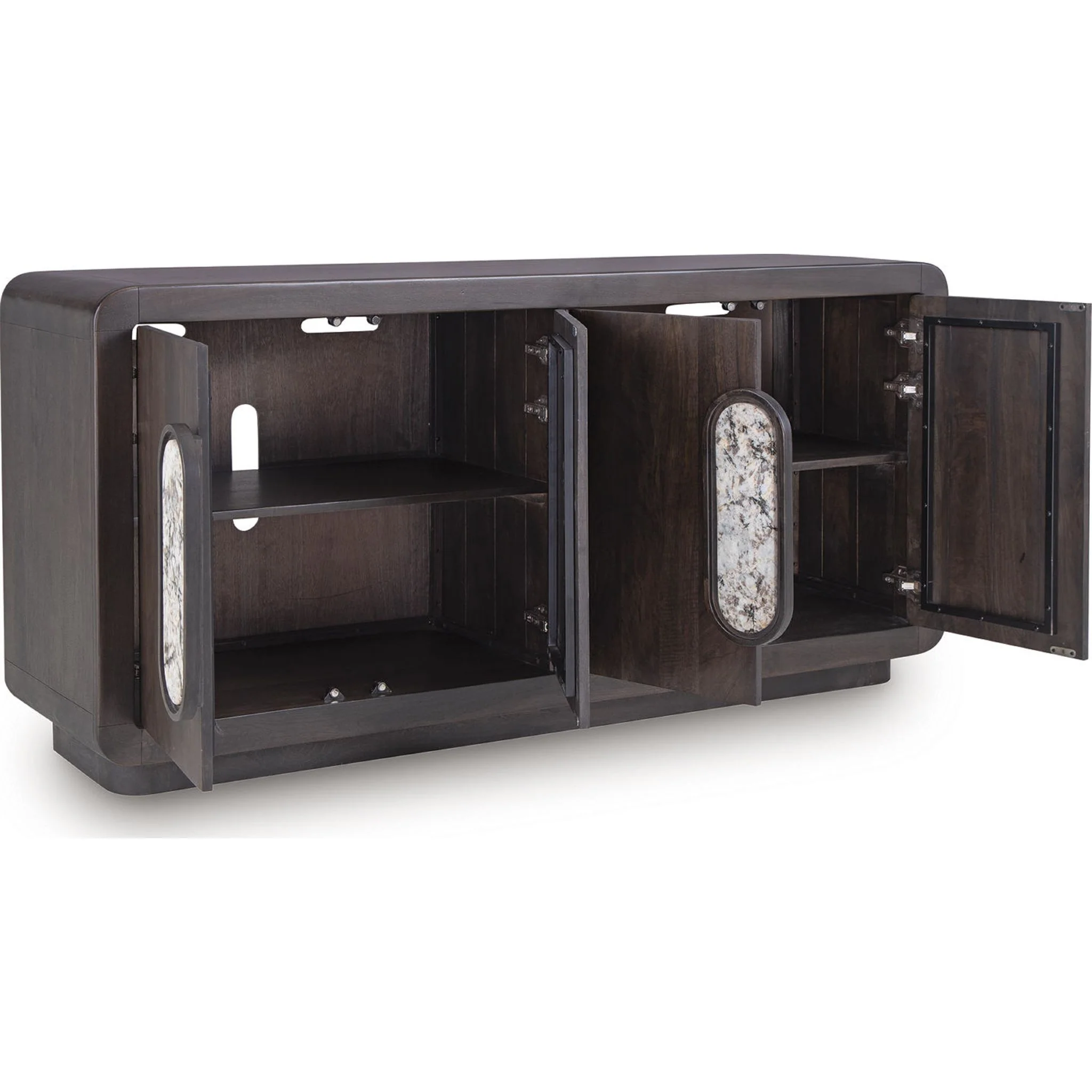 Elliston Accent Cabinet - Espresso Brown - Image 5