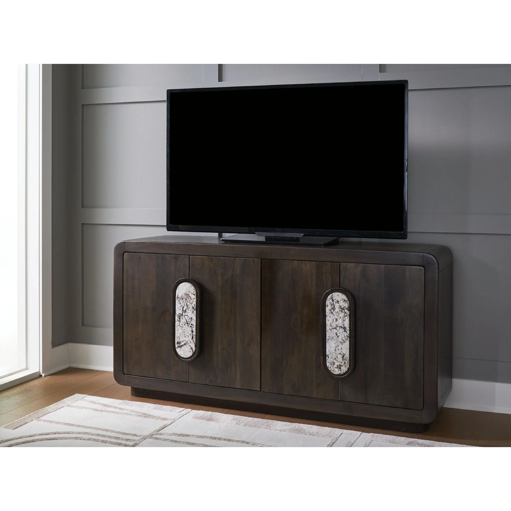 Elliston Accent Cabinet - Espresso Brown - Image 9