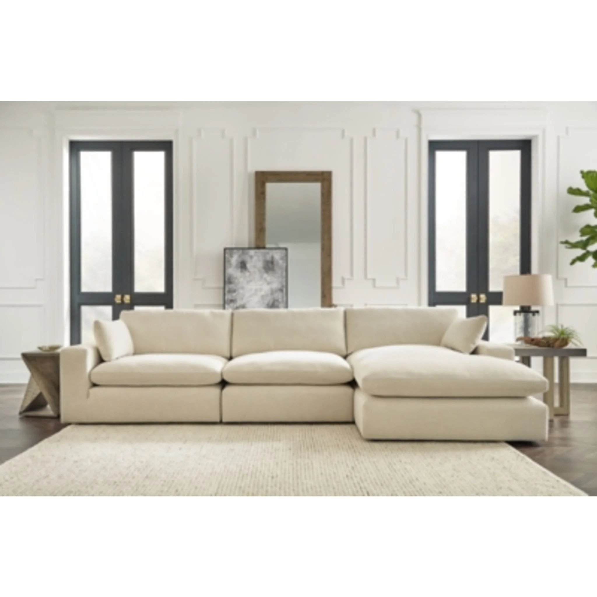Elyza 3 Piece Modular Sectional with Chaise - Image 4
