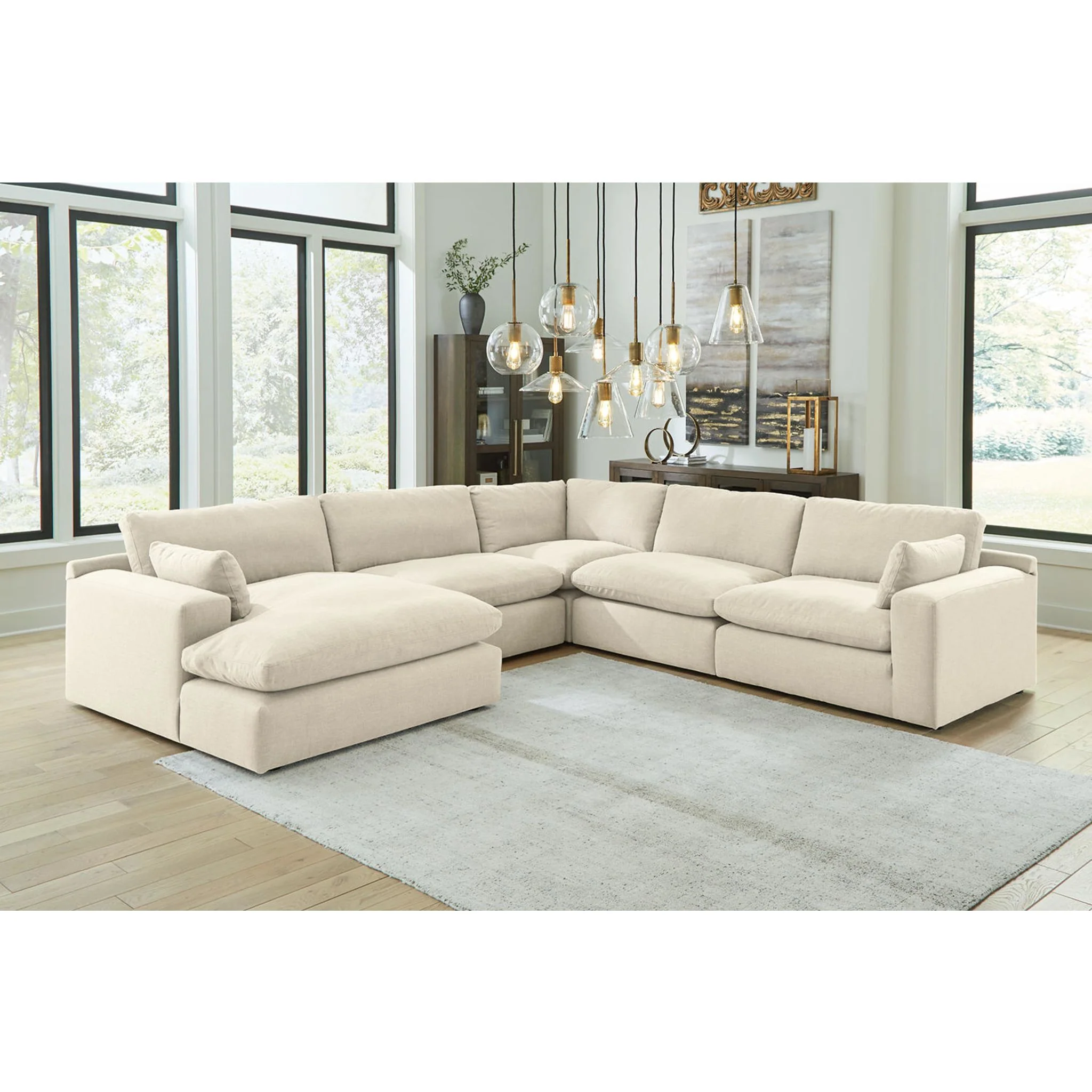 Elyza 5 Piece Modular Sectional with Chaise - Image 7
