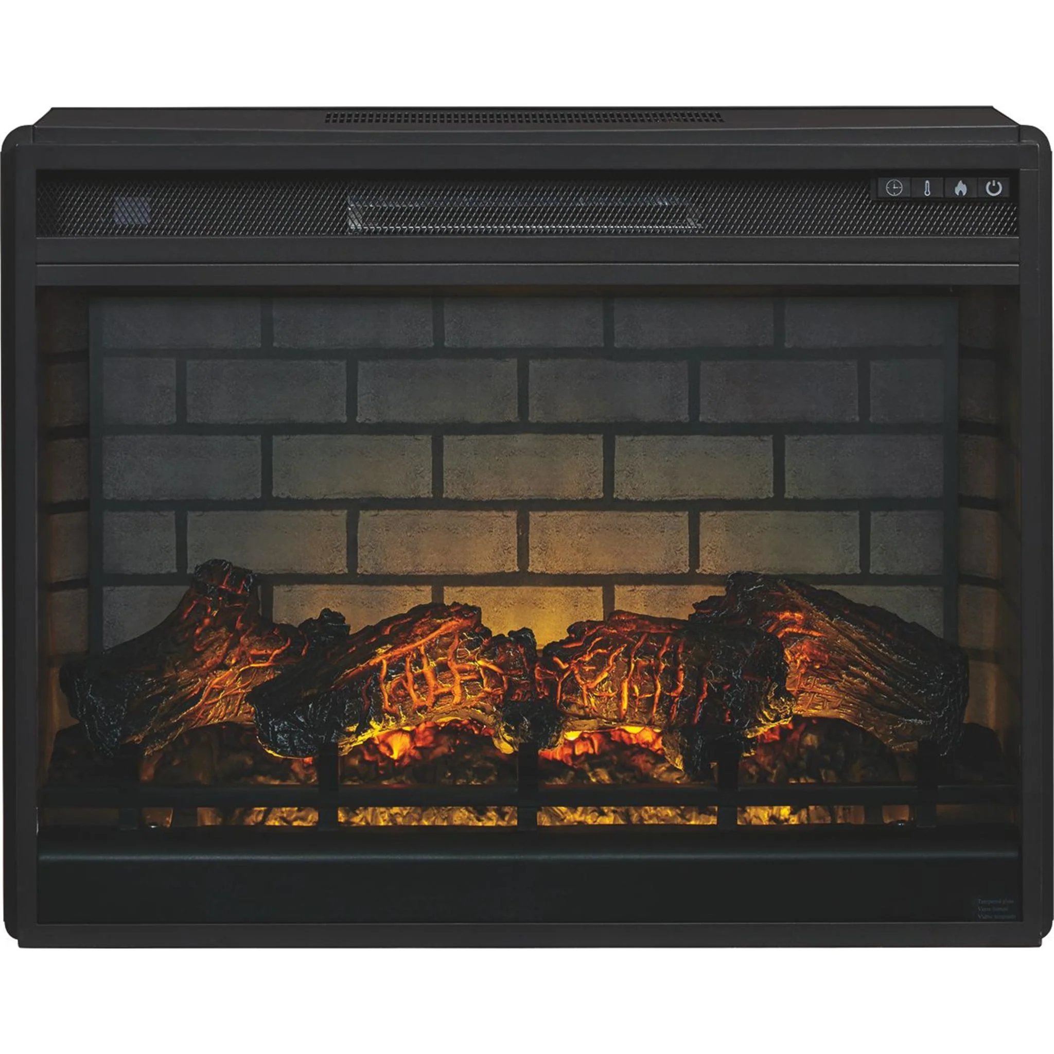 Entertainment Accessories Fireplace Insert - Black - Image 2