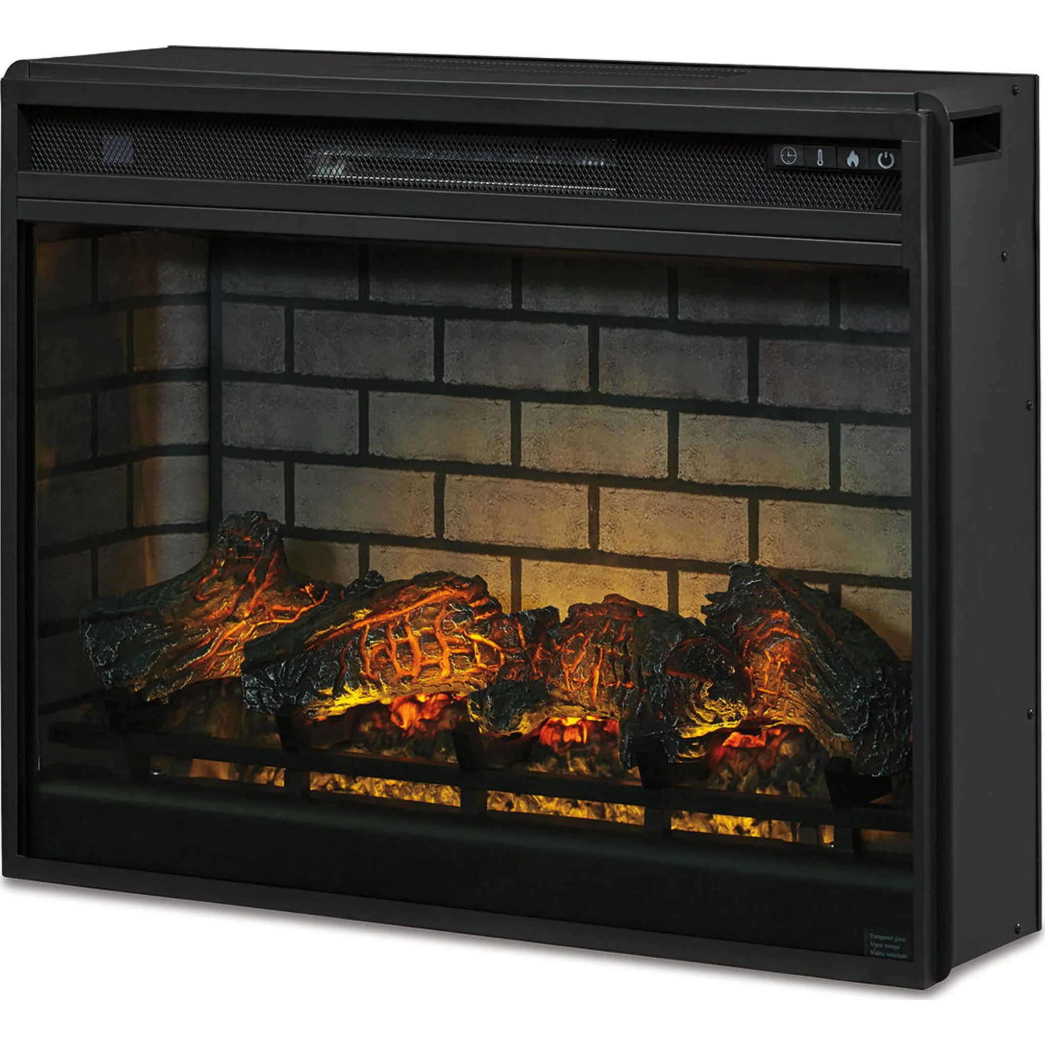 Entertainment Accessories Fireplace Insert - Black - Image 5