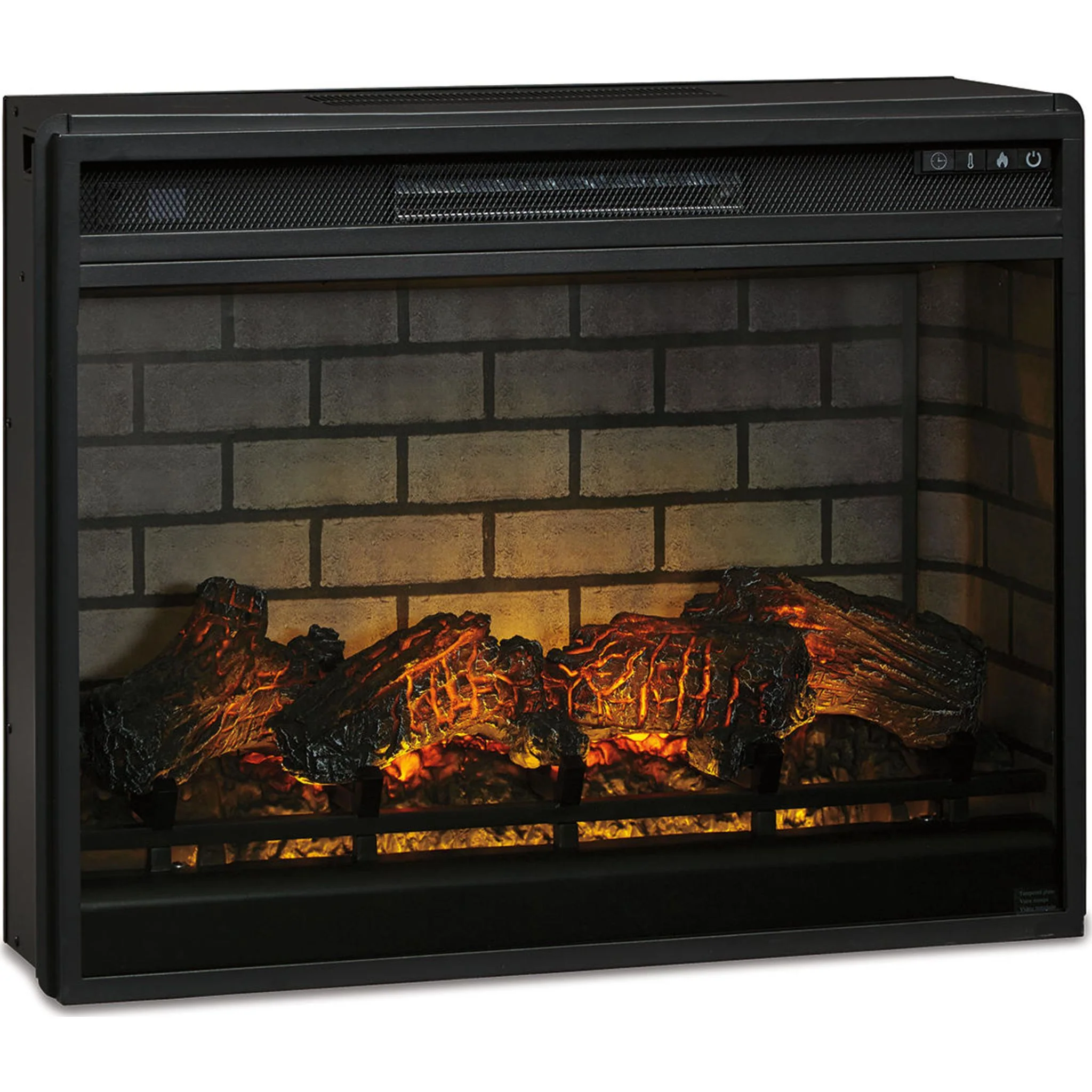 Entertainment Accessories Fireplace Insert - Black - Image 6