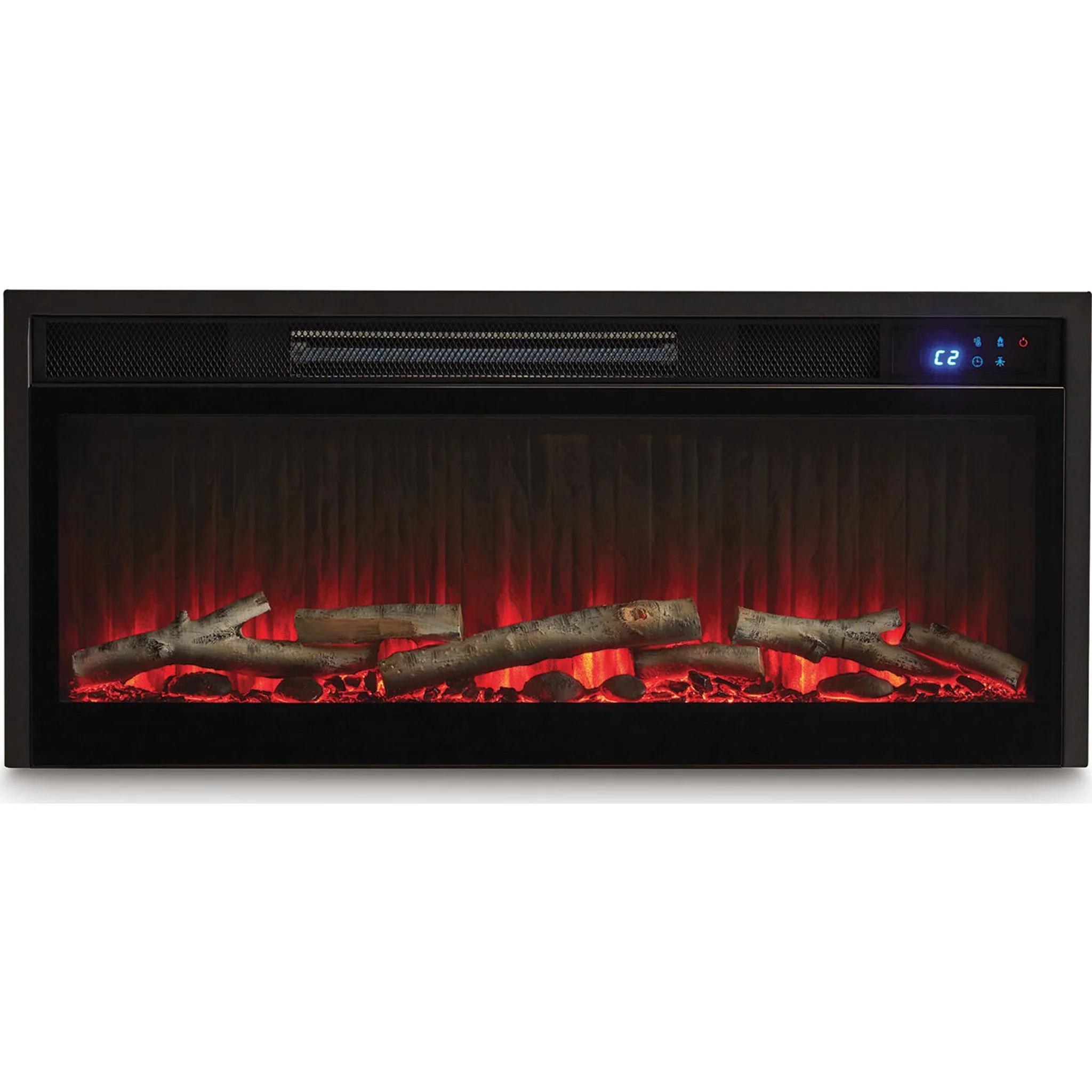 Entertainment Accessories Fireplace Insert - Black - Image 20
