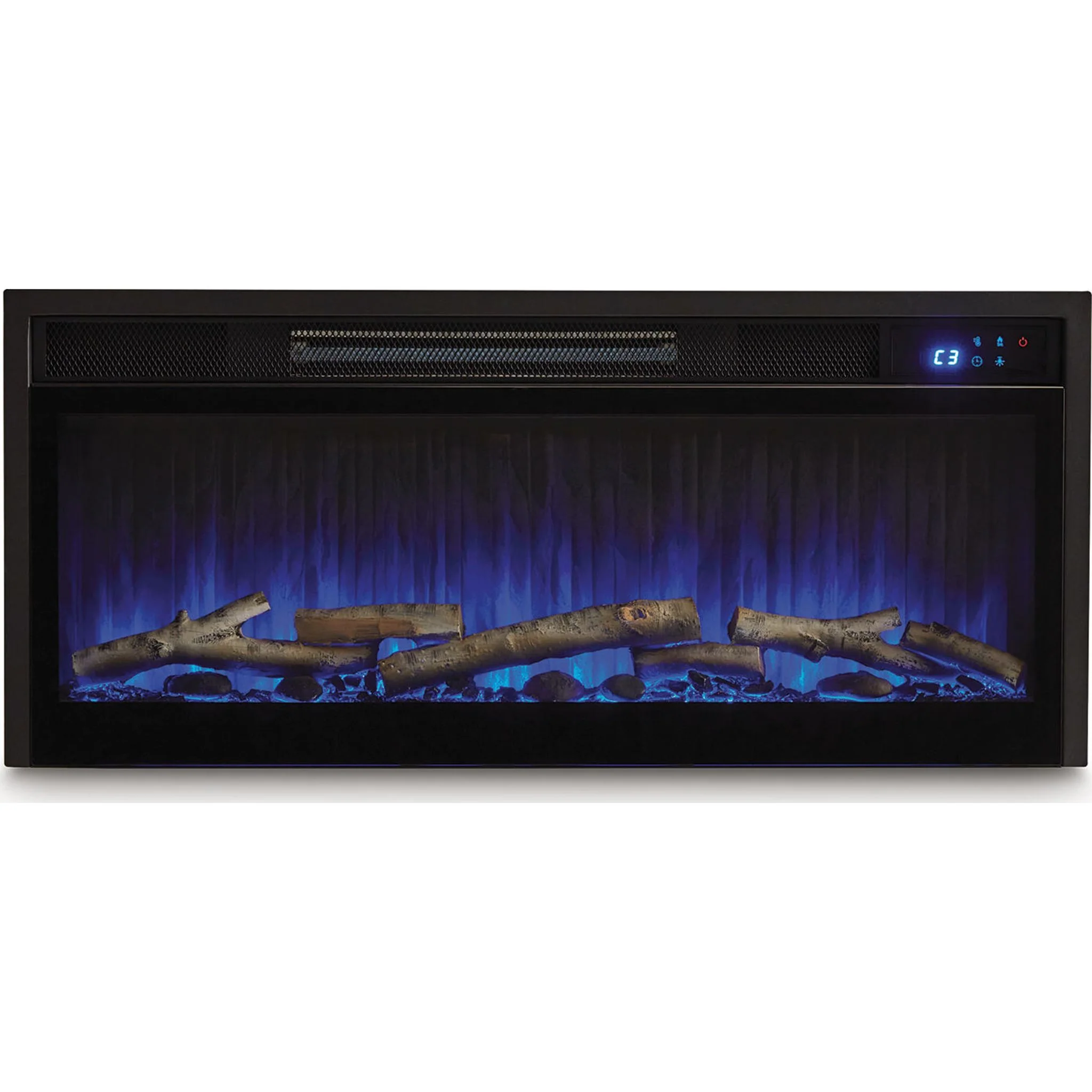 Entertainment Accessories Fireplace Insert - Black - Image 3