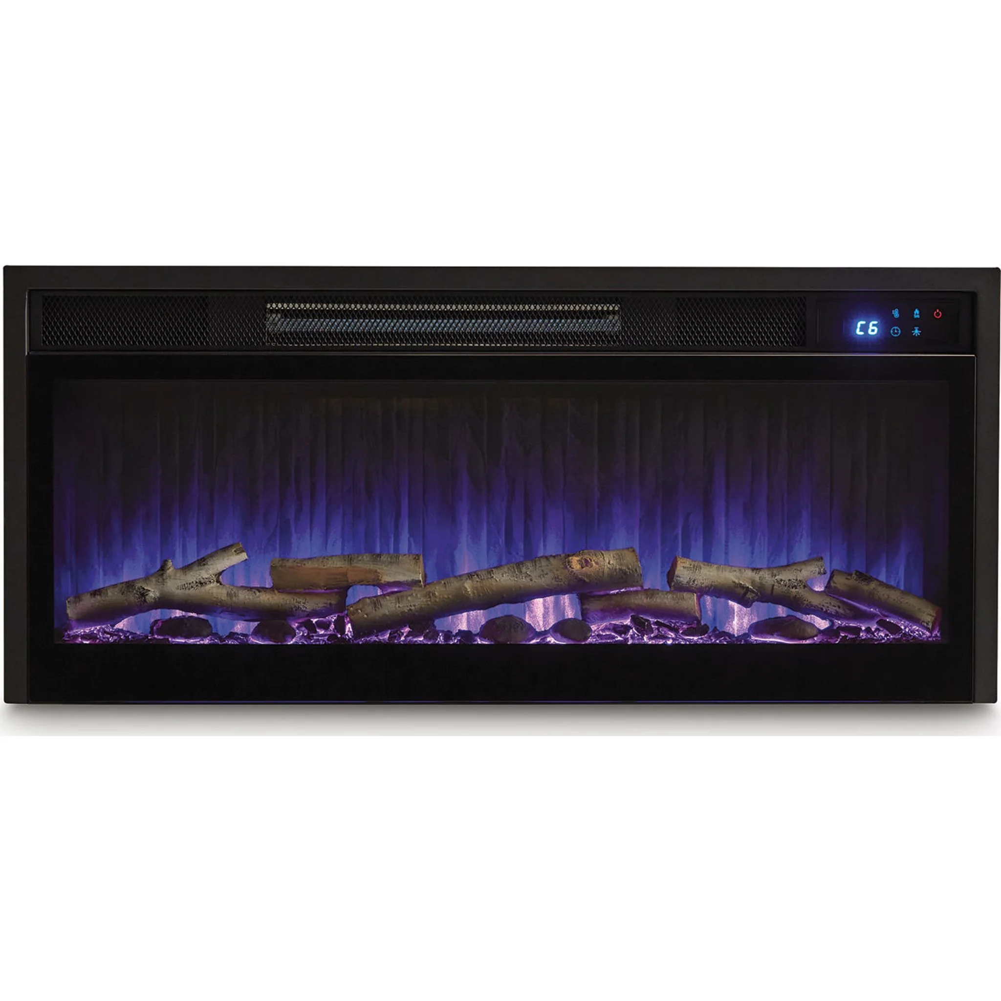 Entertainment Accessories Fireplace Insert - Black - Image 5