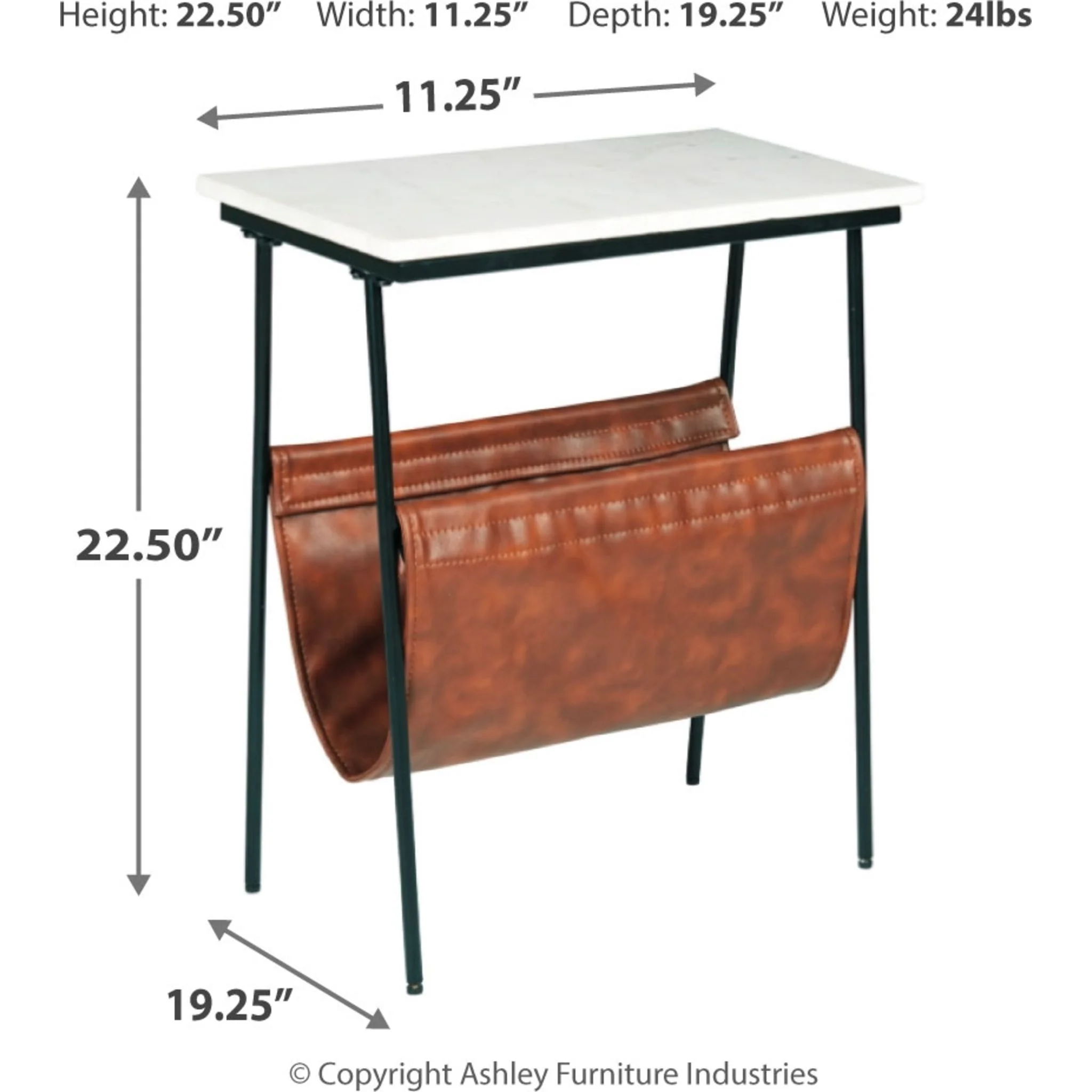 Etanbury Accent Table - Brown/Black - Image 4