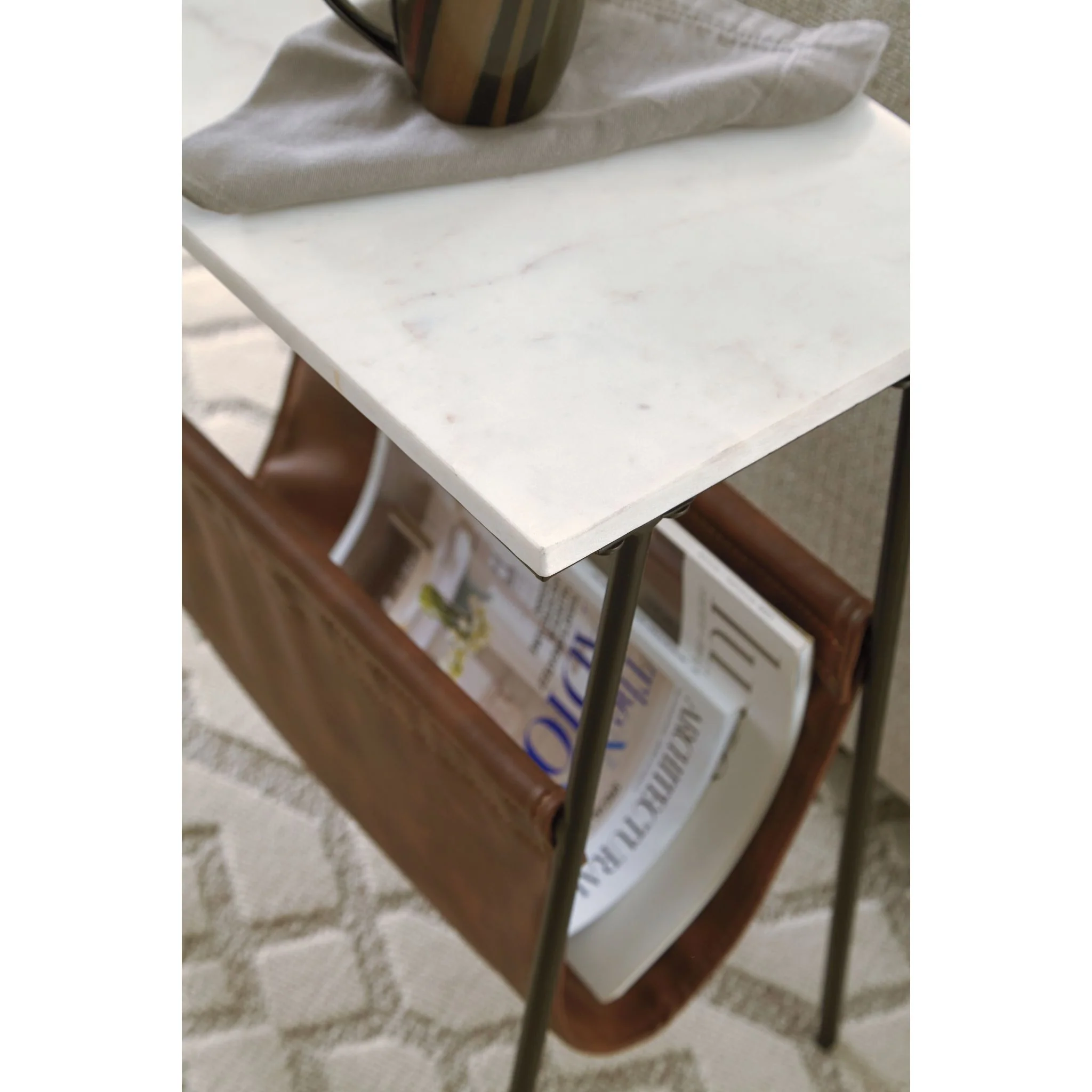 Etanbury Accent Table - Brown/Black - Image 6