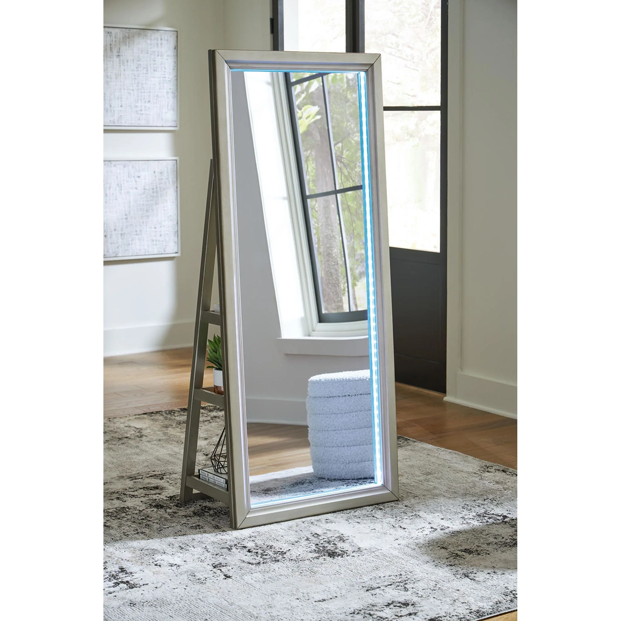 Evesen Floor Mirror - Champagne - Image 12