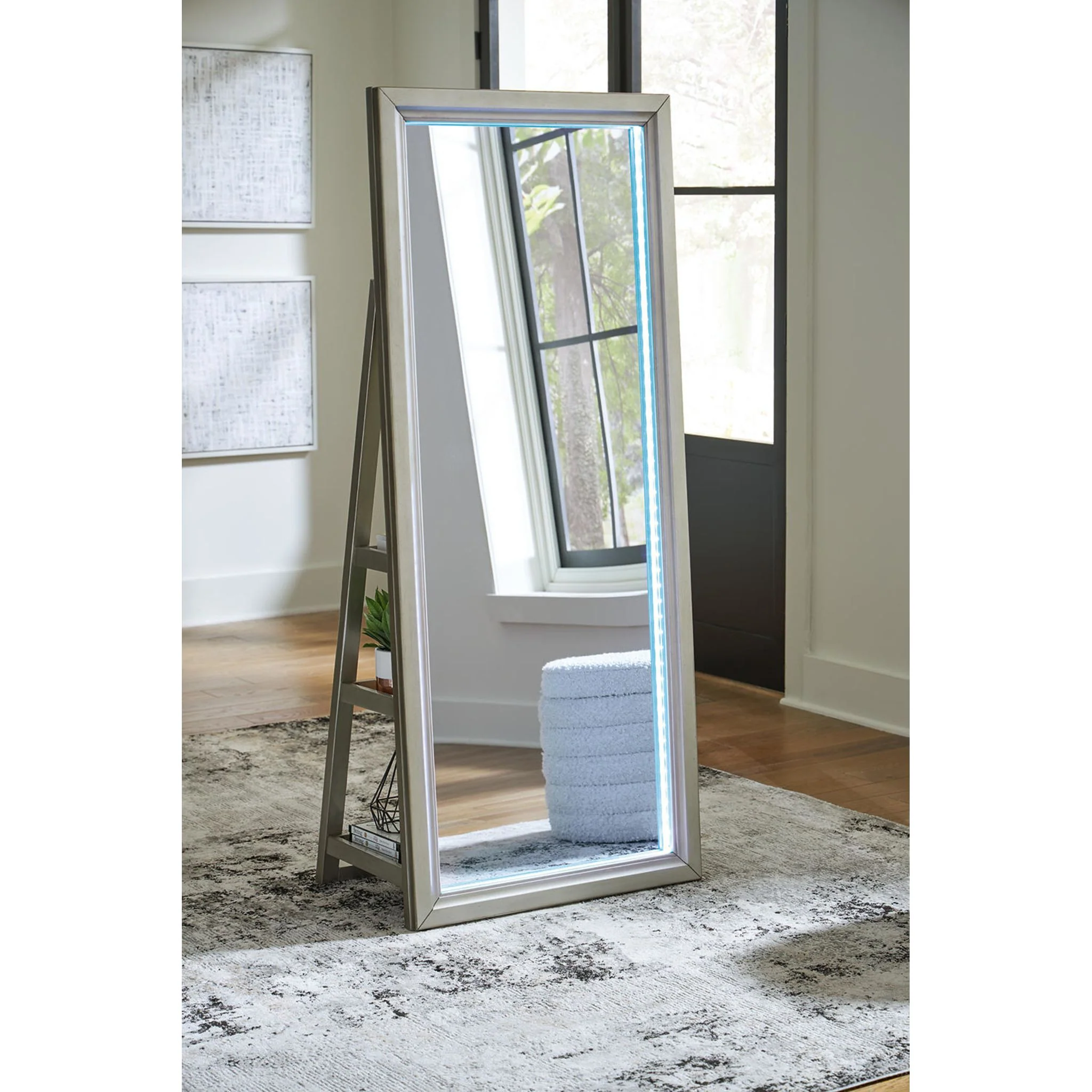 Evesen Floor Mirror - Champagne - Image 14