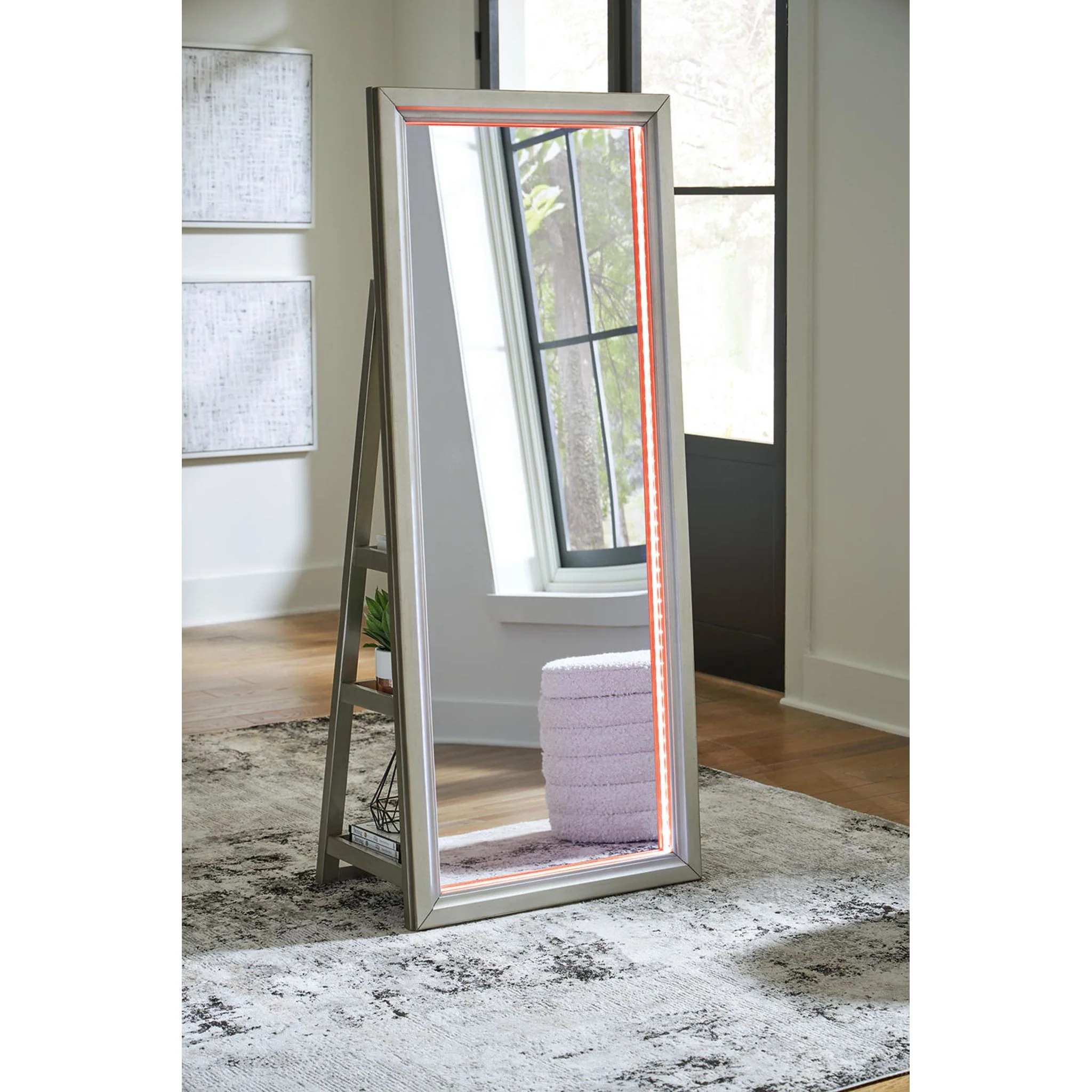 Evesen Floor Mirror - Champagne - Image 20