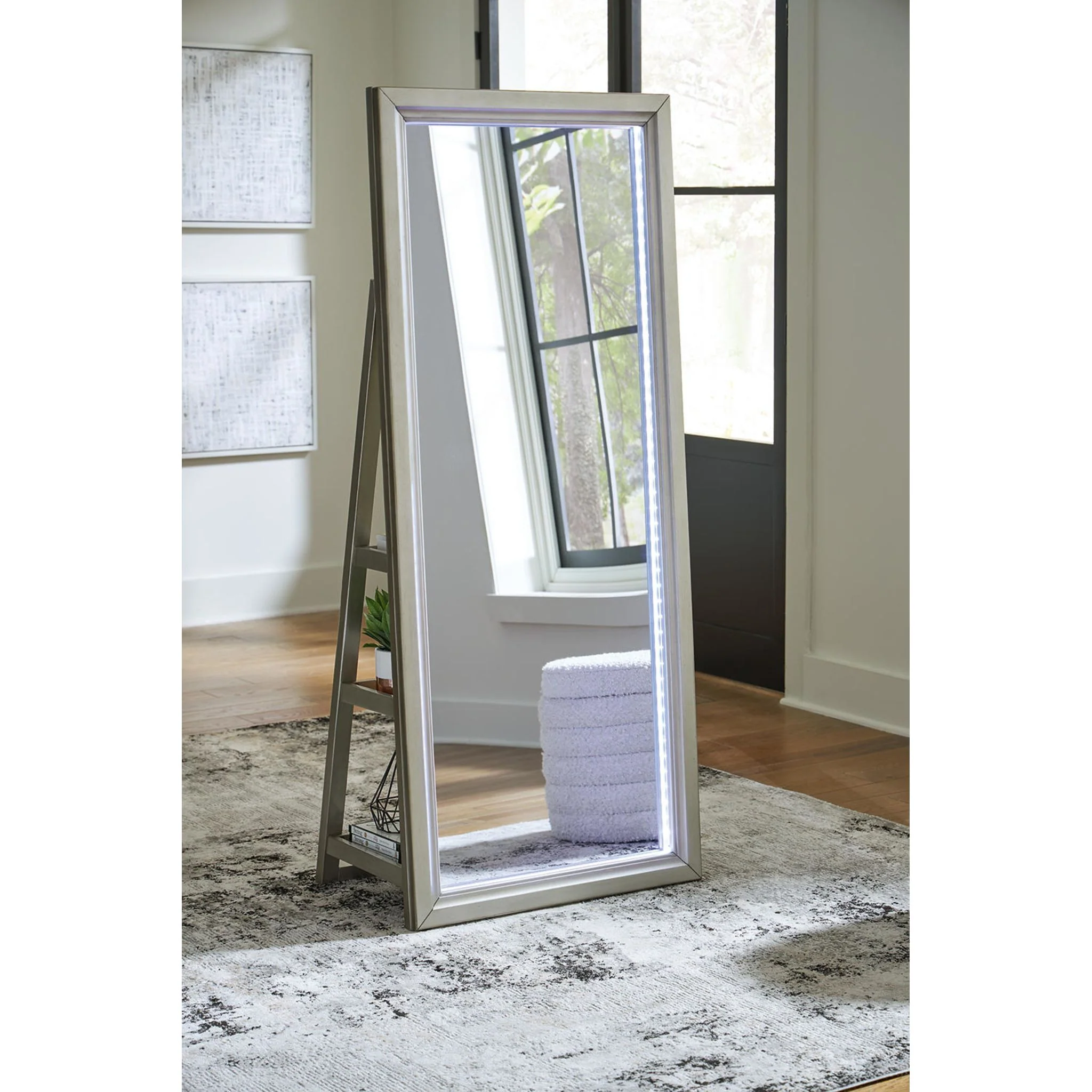 Evesen Floor Mirror - Champagne - Image 25