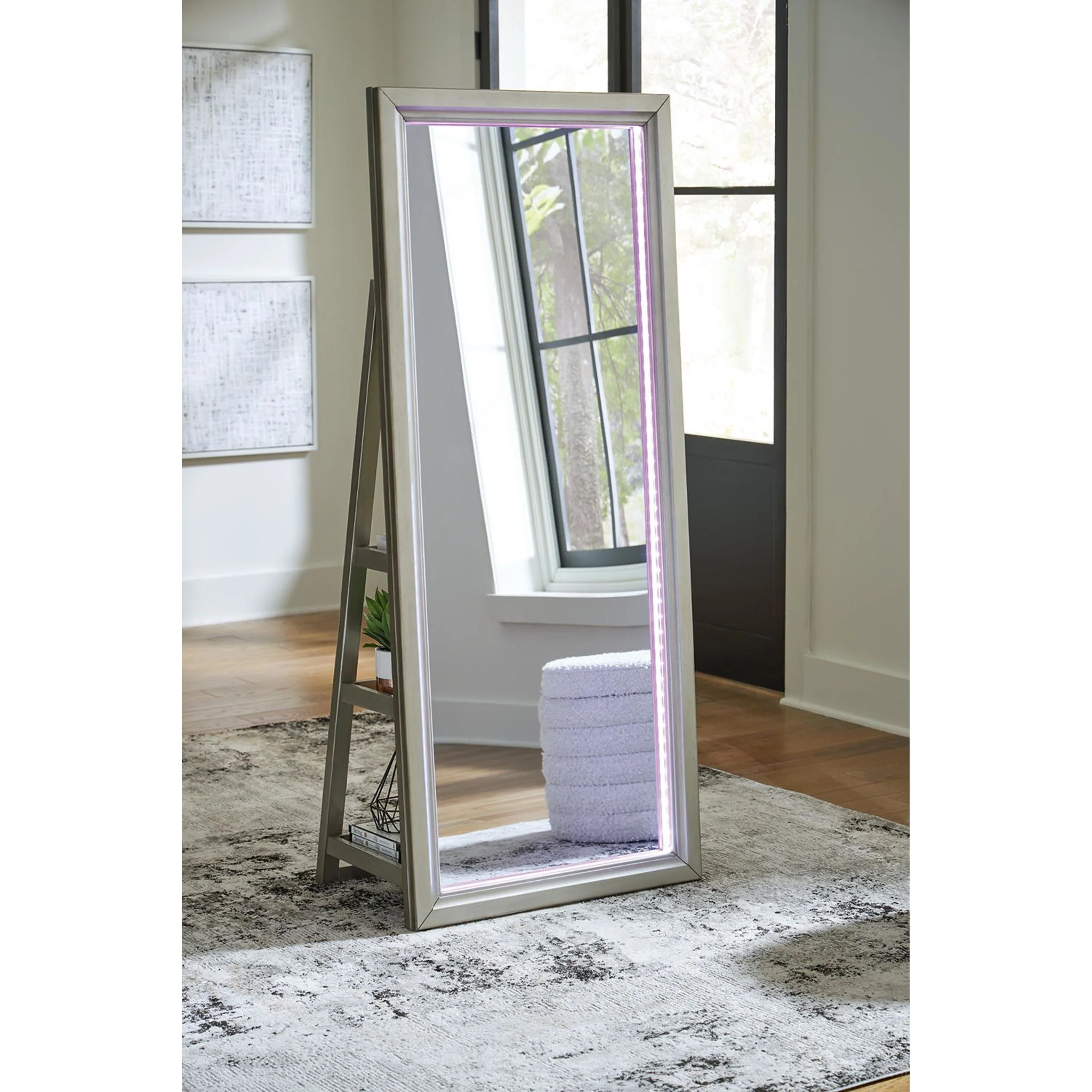 Evesen Floor Mirror - Champagne - Image 36