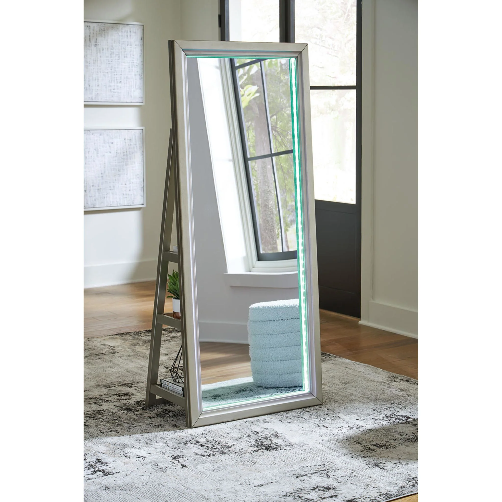 Evesen Floor Mirror - Champagne - Image 58