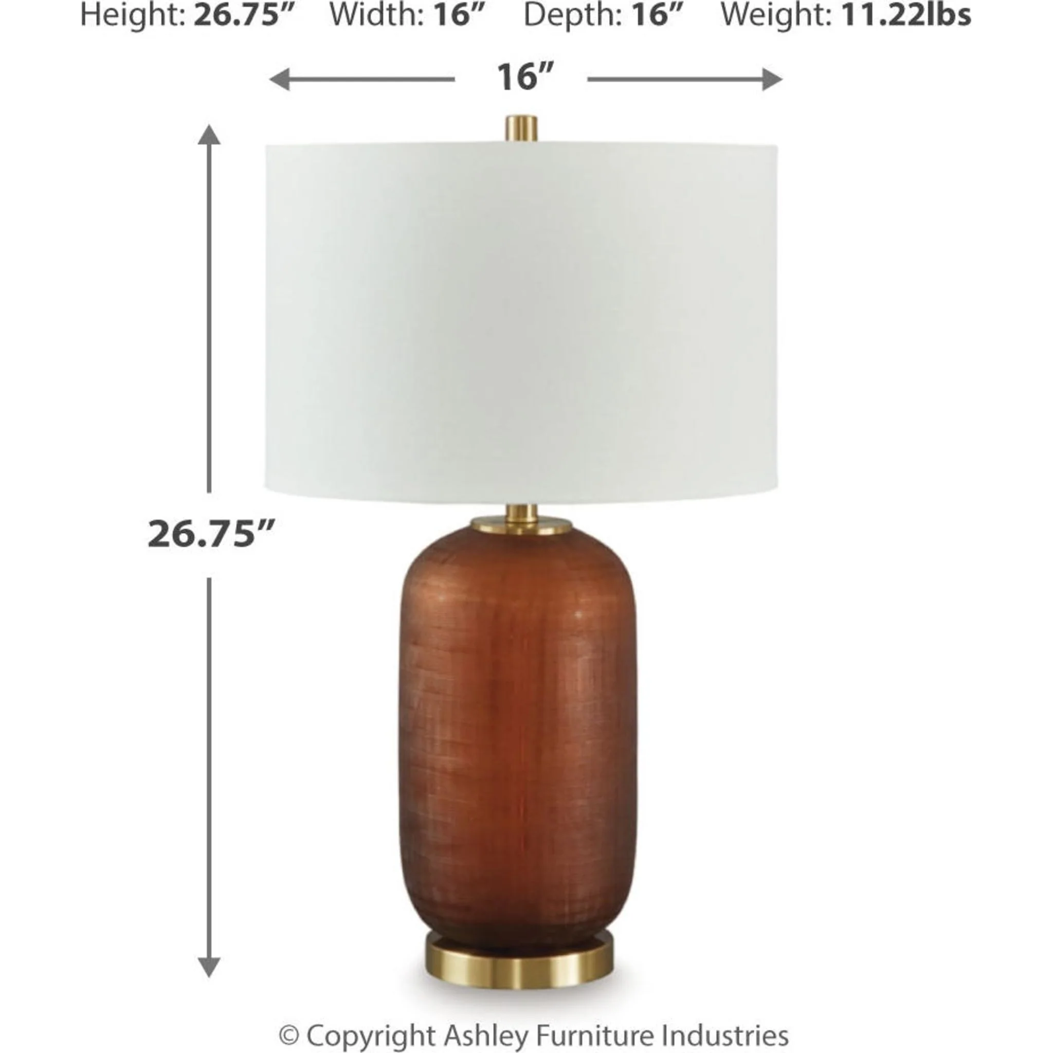 Farberman Table Lamp 27.00" - Image 3
