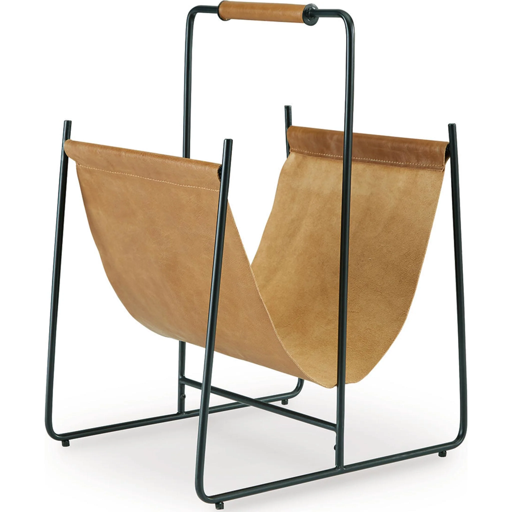 Faronworth Magazine Rack - Brown/Black - Image 3