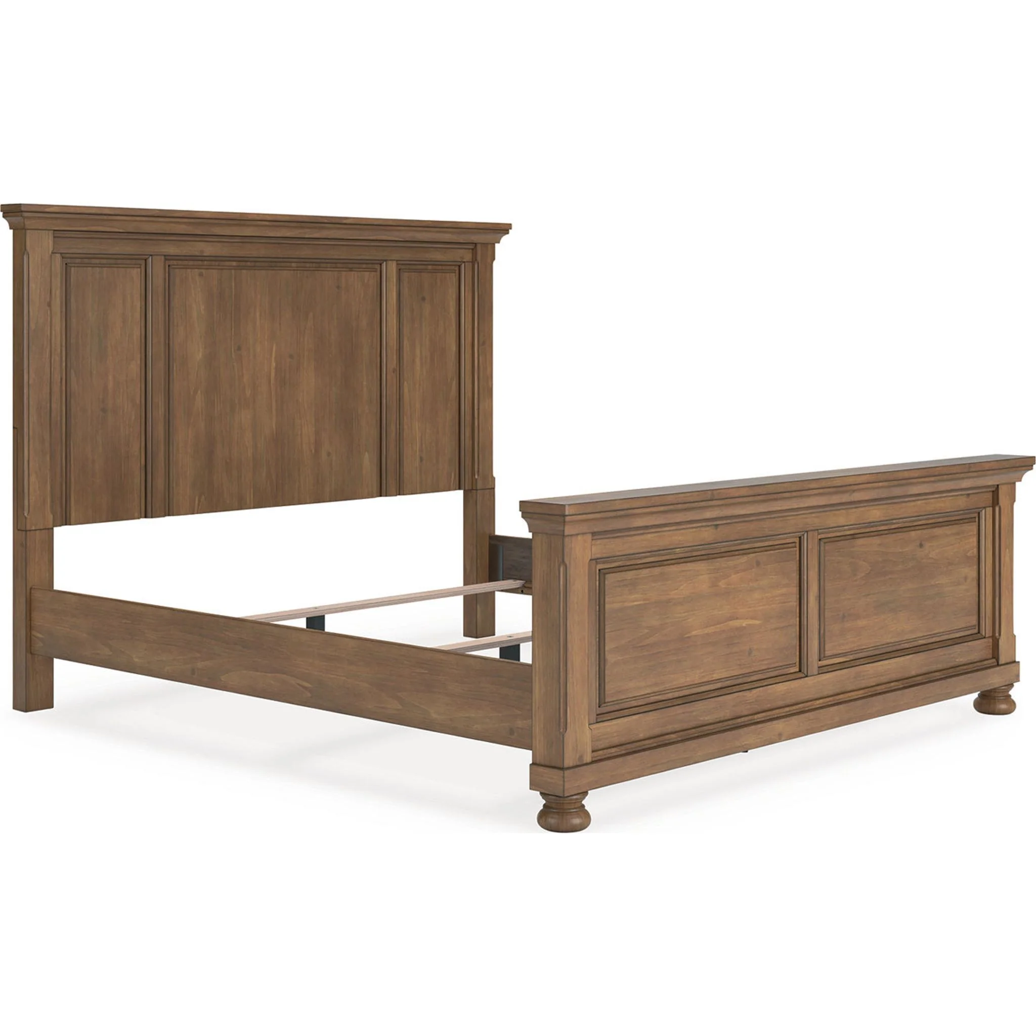 Feddinger 6 Piece King Panel Bedroom - Medium Brown - Image 13