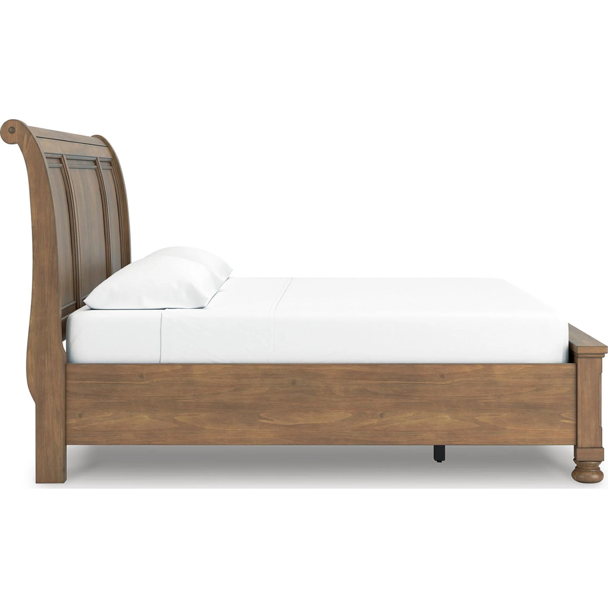 Feddinger 6 Piece Sleigh Storage Bedroom - Medium Brown - Image 48