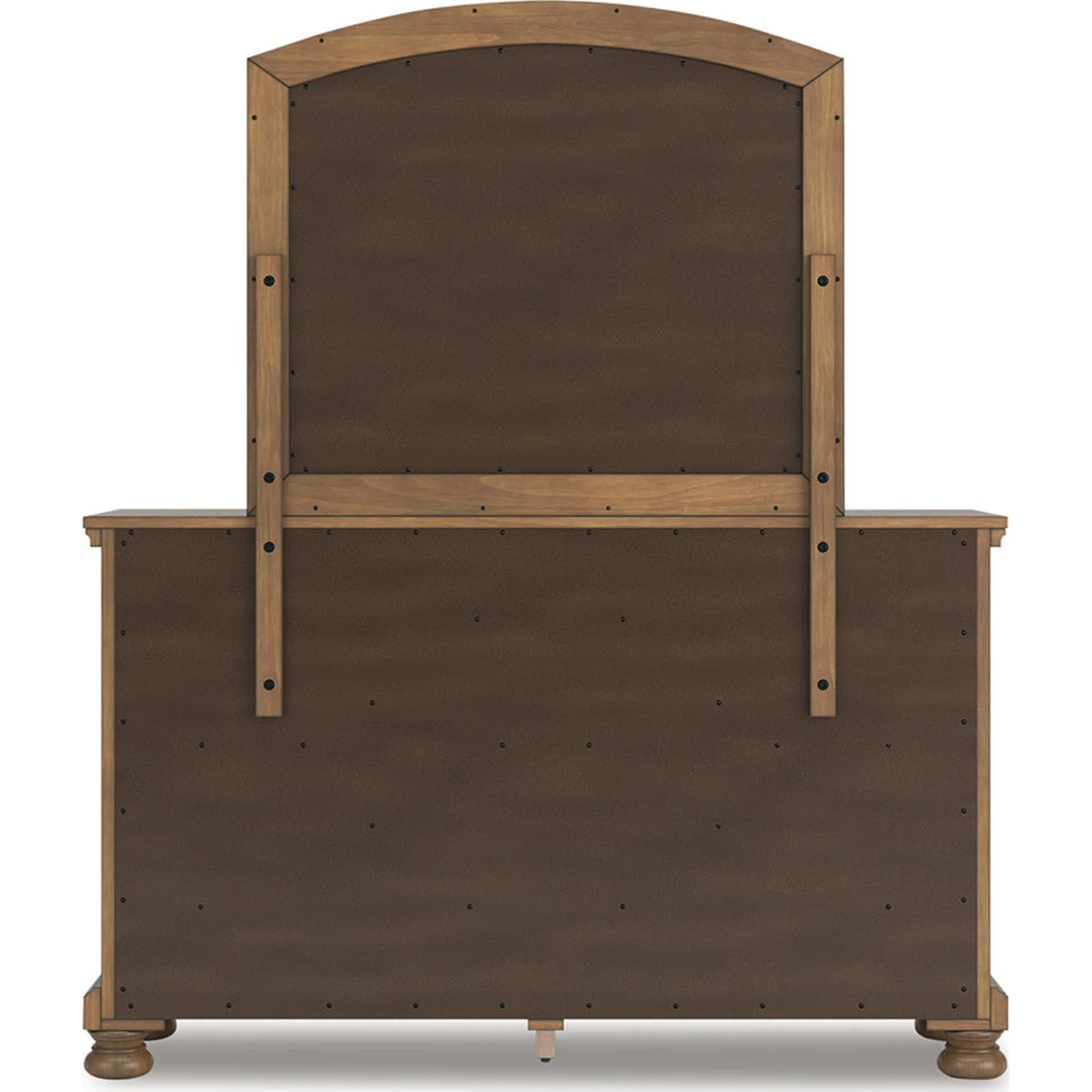 Feddinger 6 Piece Sleigh Storage Bedroom - Medium Brown - Image 5