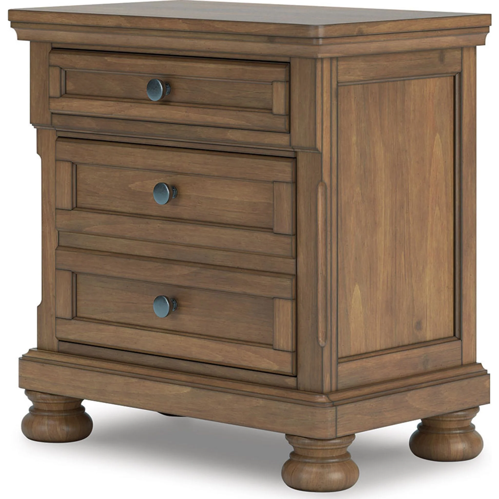 Feddinger 6 Piece Sleigh Storage Bedroom - Medium Brown - Image 50