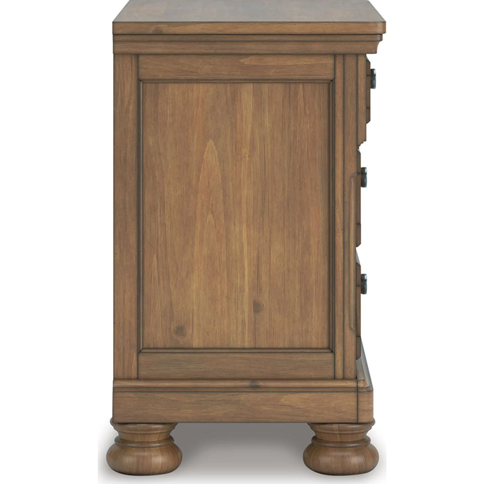 Feddinger 6 Piece Sleigh Storage Bedroom - Medium Brown - Image 57