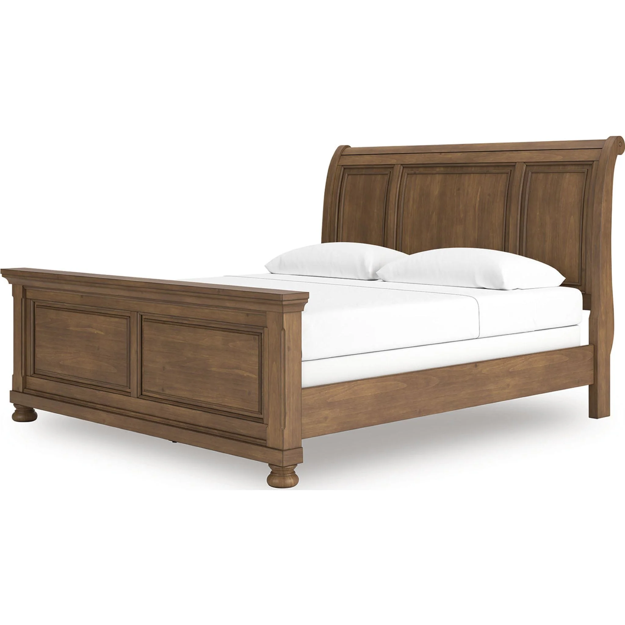 Feddinger Sleigh Bed - Medium Brown - Image 16