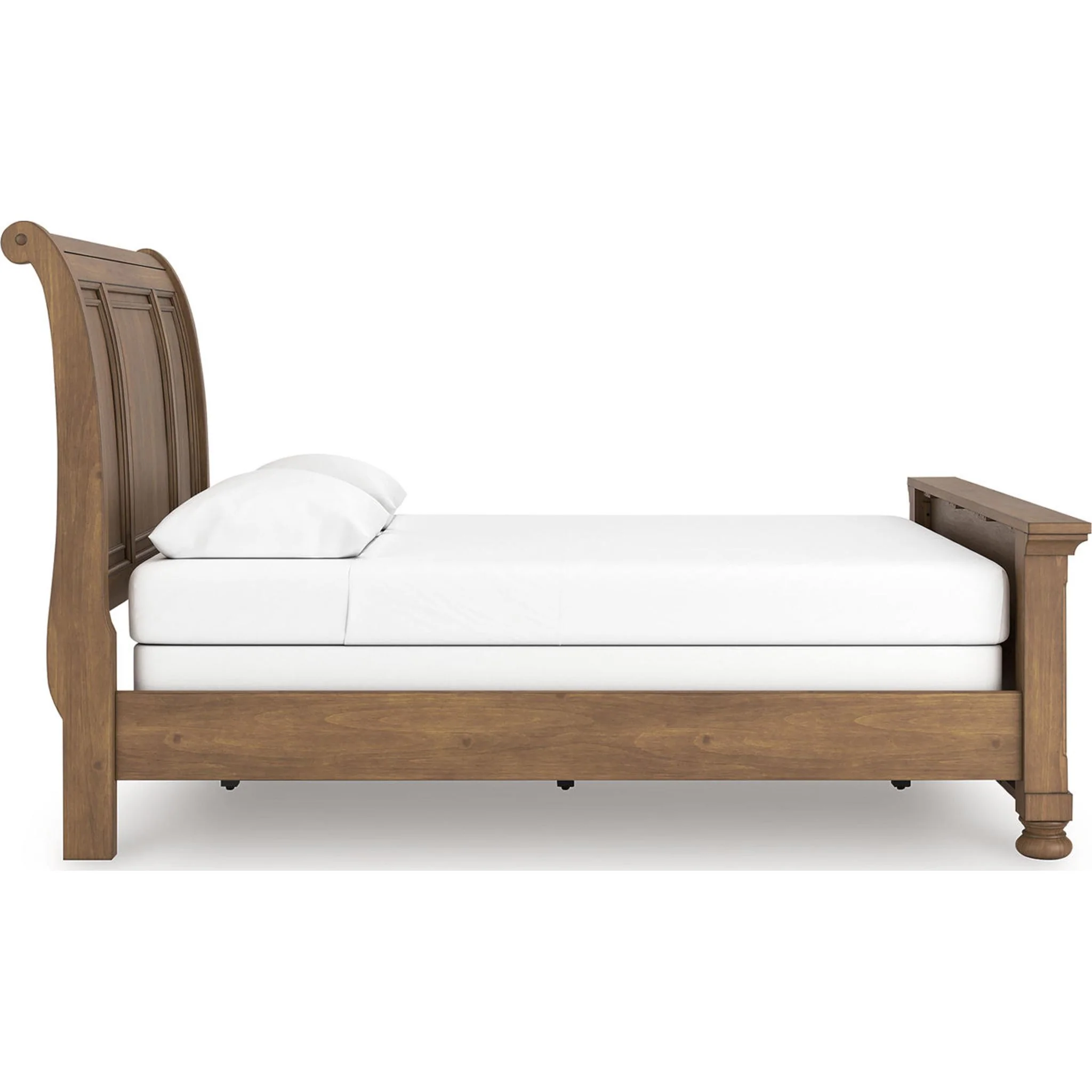 Feddinger Sleigh Bed - Medium Brown - Image 22