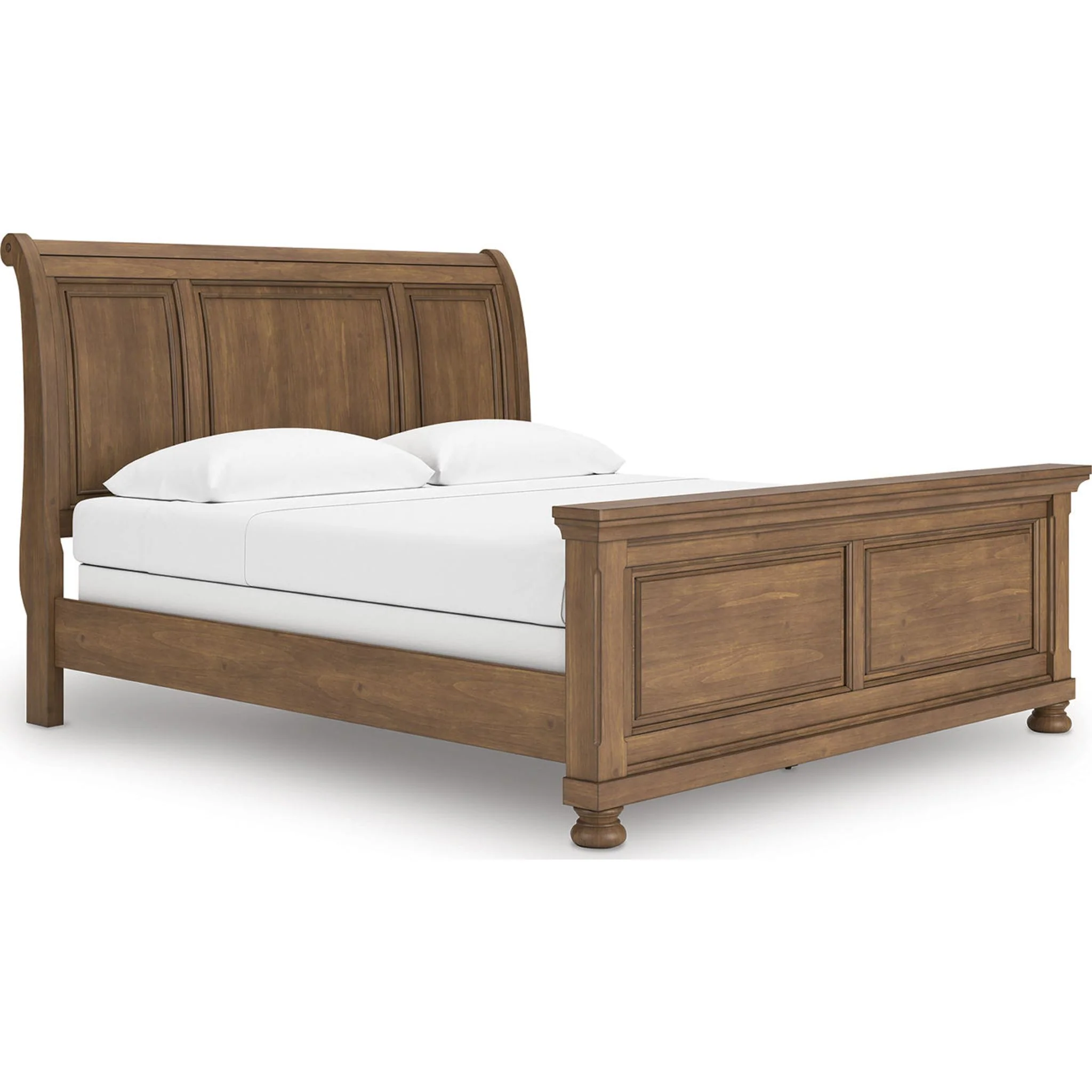 Feddinger Sleigh Bed - Medium Brown - Image 24