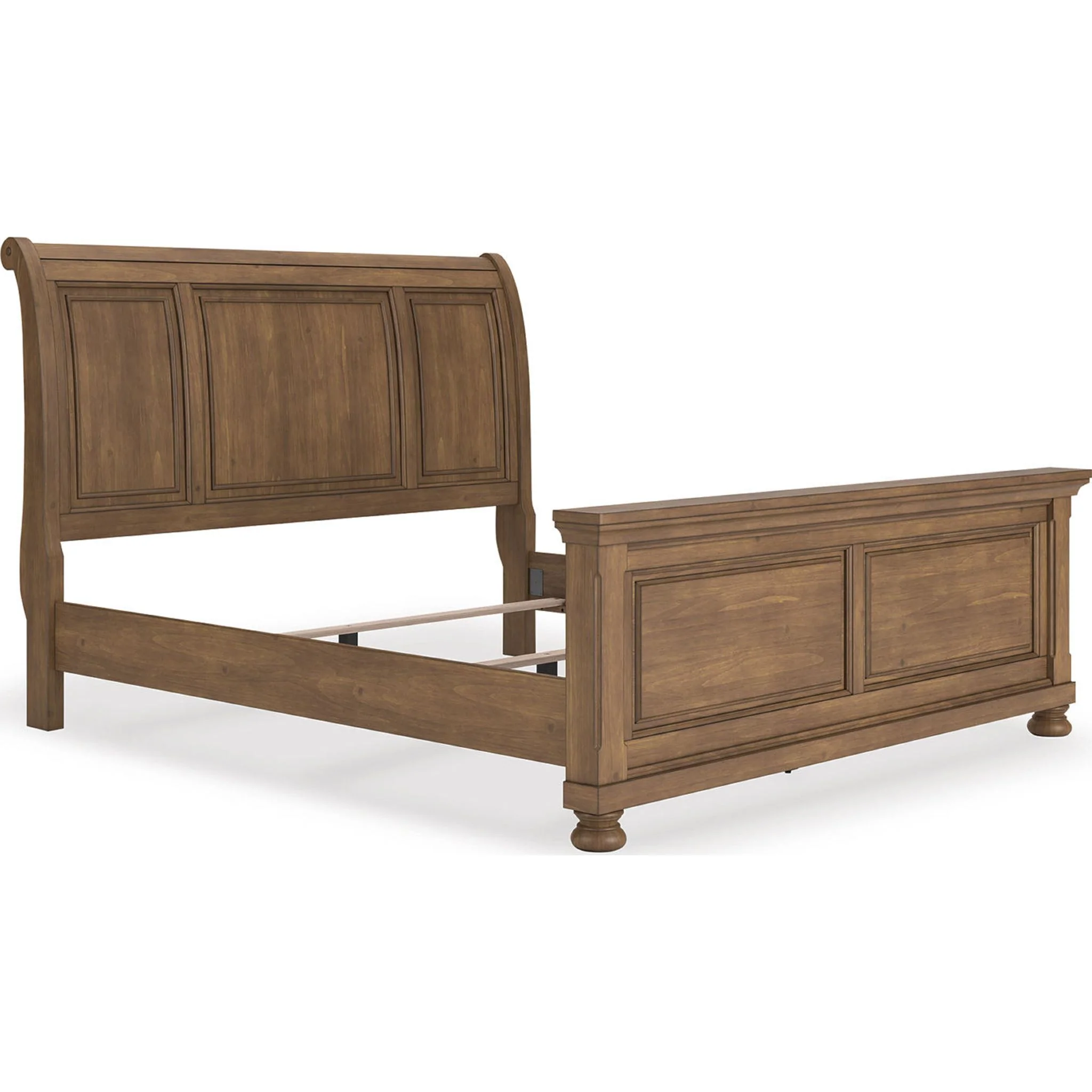 Feddinger Sleigh Bed - Medium Brown - Image 25