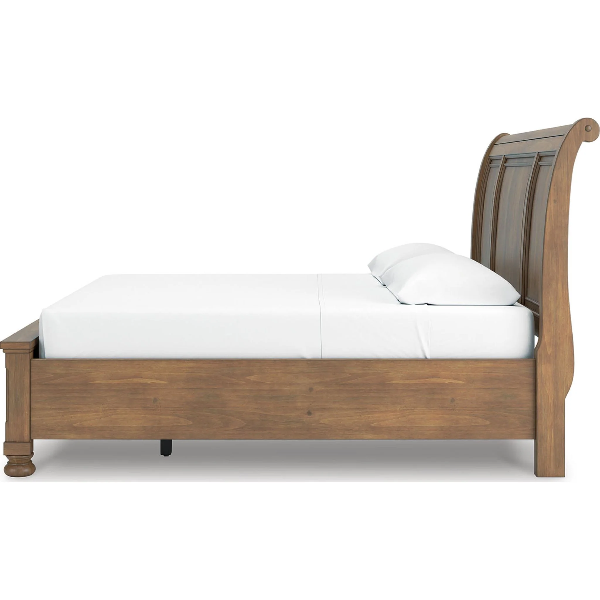 Feddinger Sleigh Storage Bed - Medium Brown - Image 17
