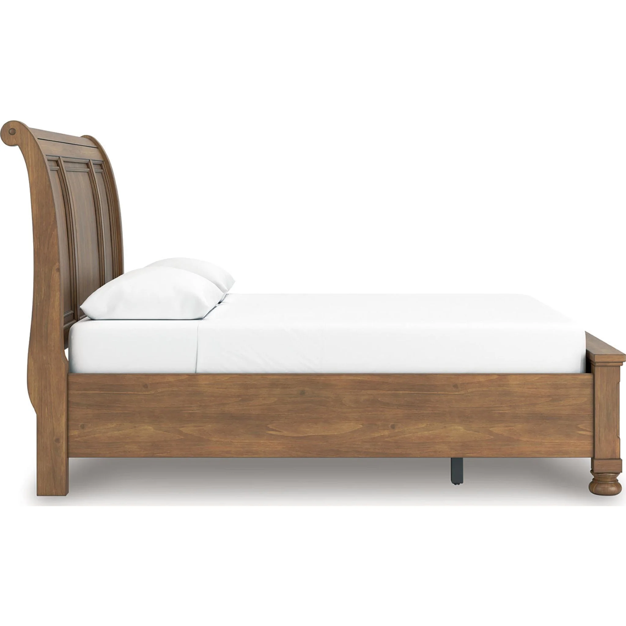 Feddinger Sleigh Storage Bed - Medium Brown - Image 8