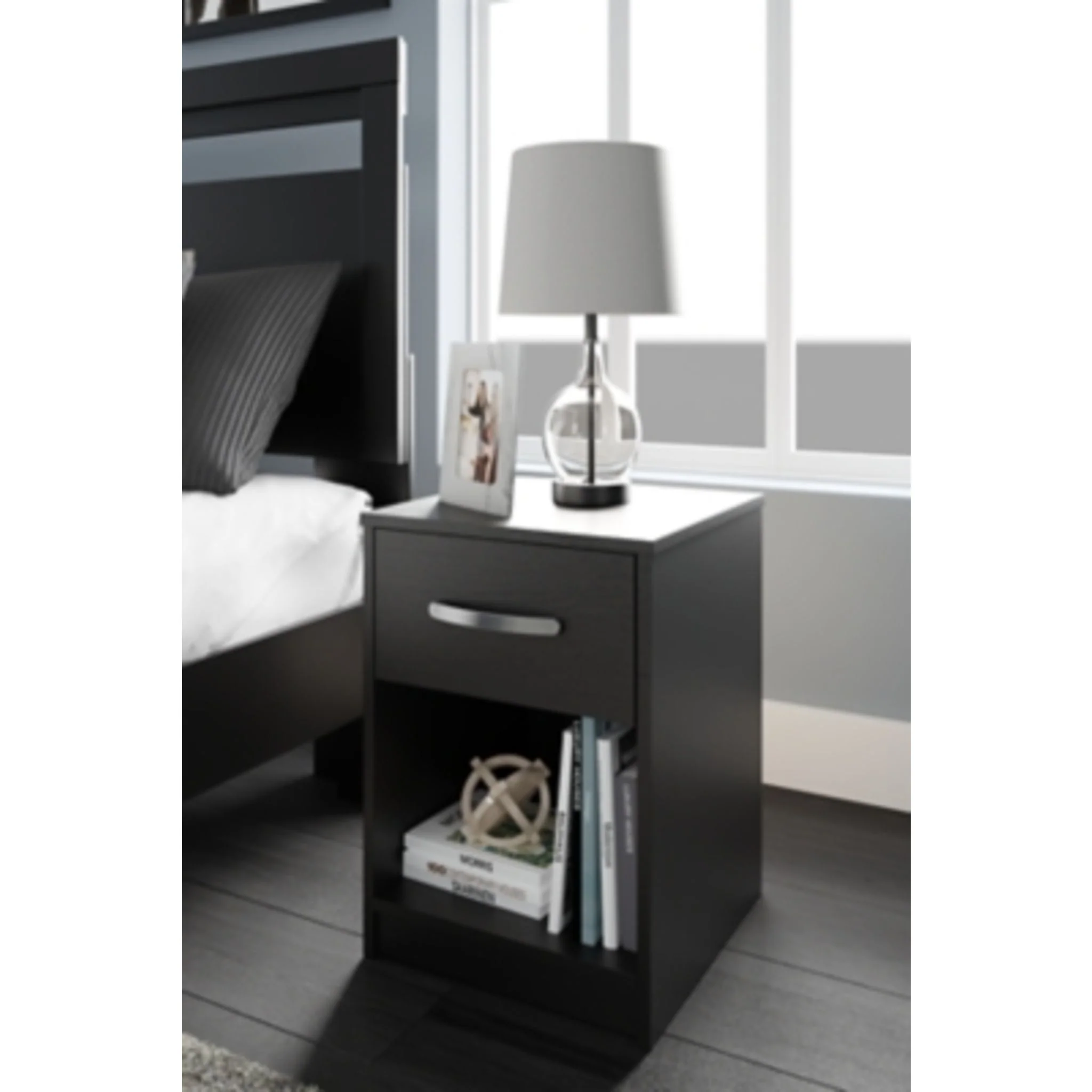 Finch Nightstand - Black - Image 2