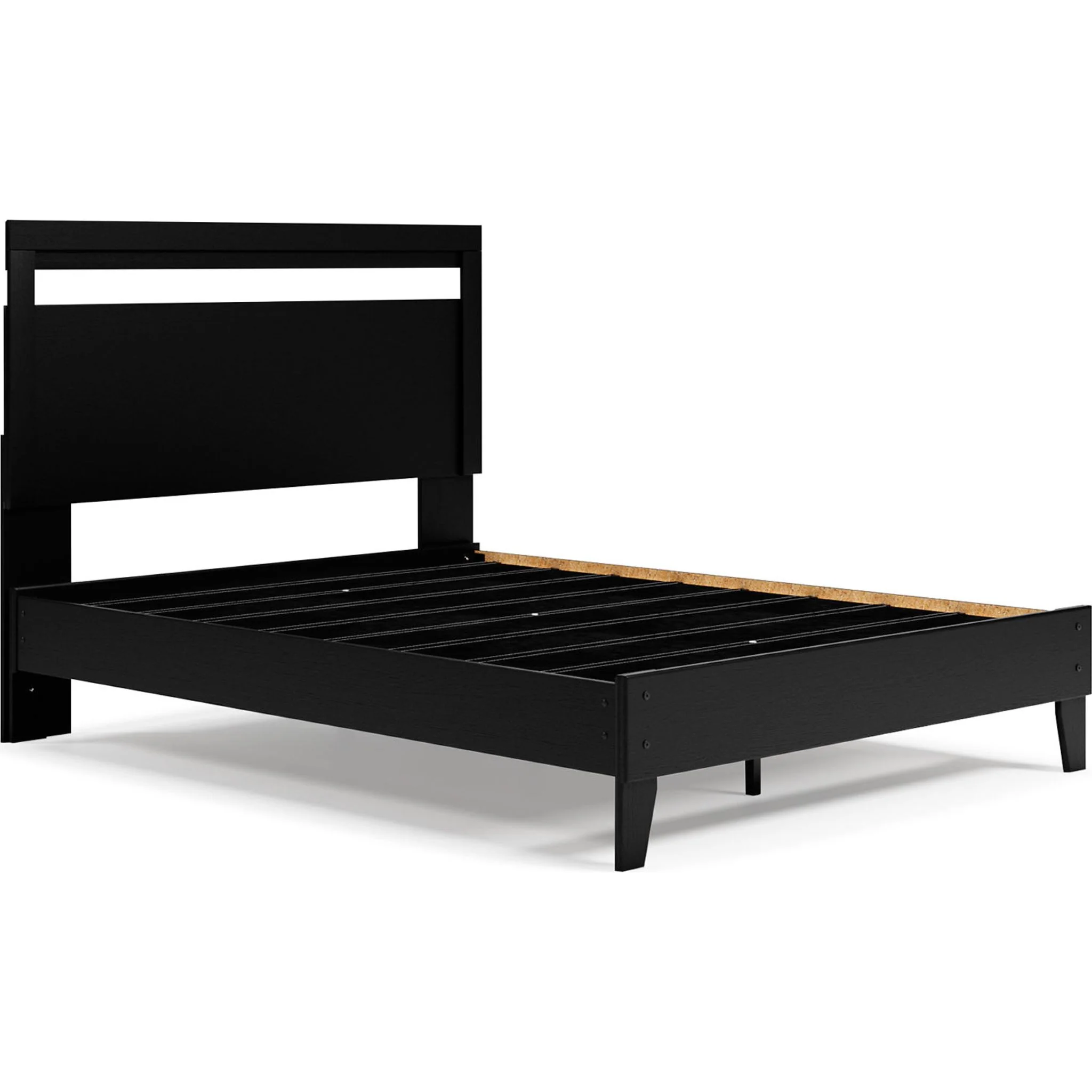 Finch Queen Platform Bed - Black/Brown - Image 10