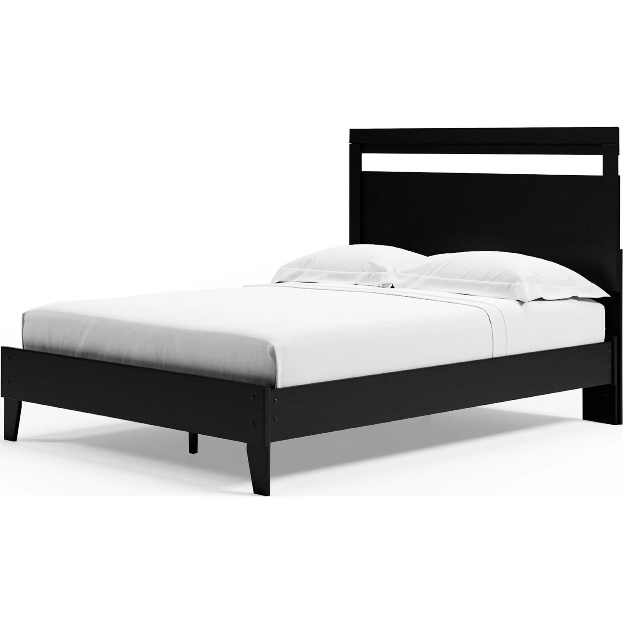 Finch Queen Platform Bed - Black/Brown - Image 5
