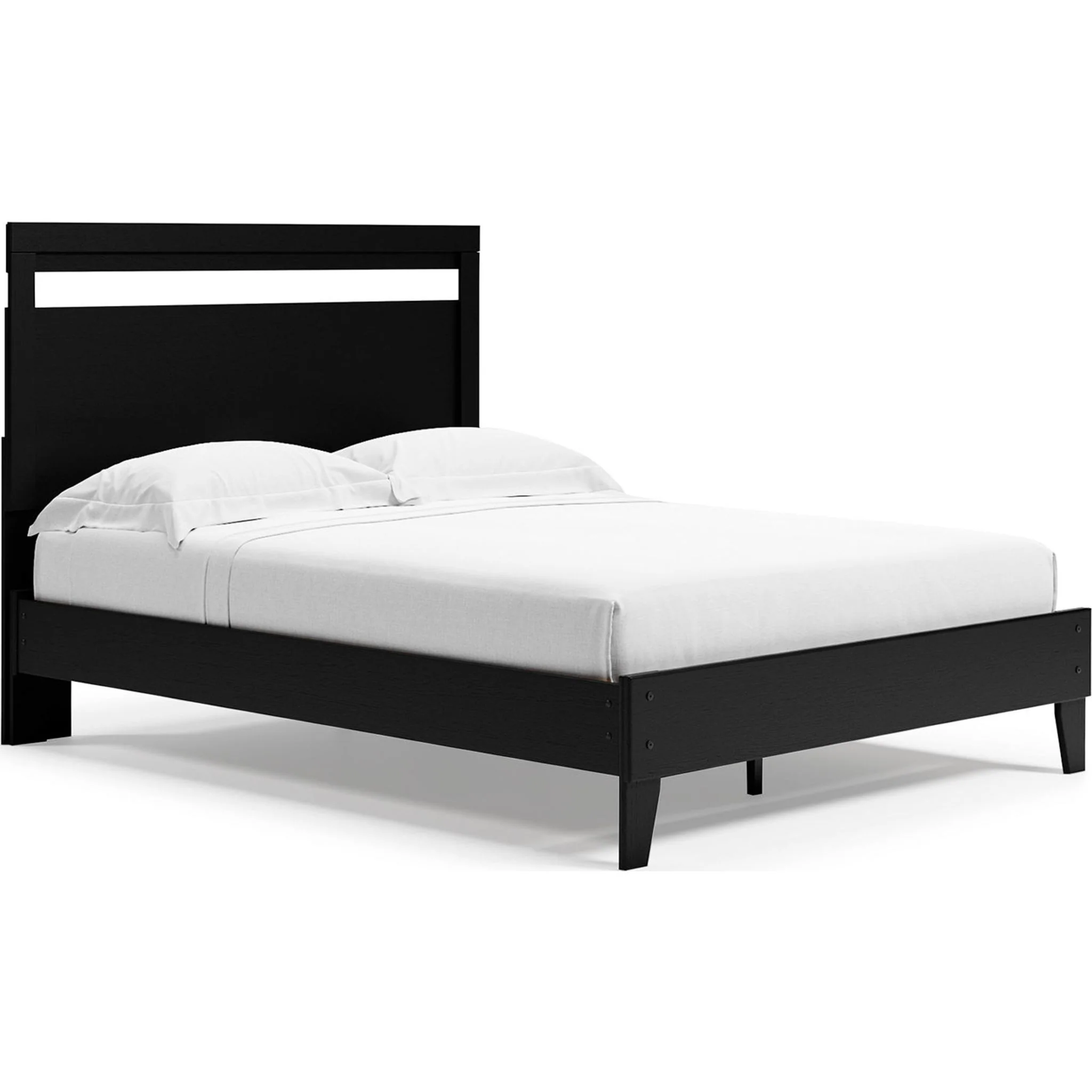 Finch Queen Platform Bed - Black/Brown - Image 6