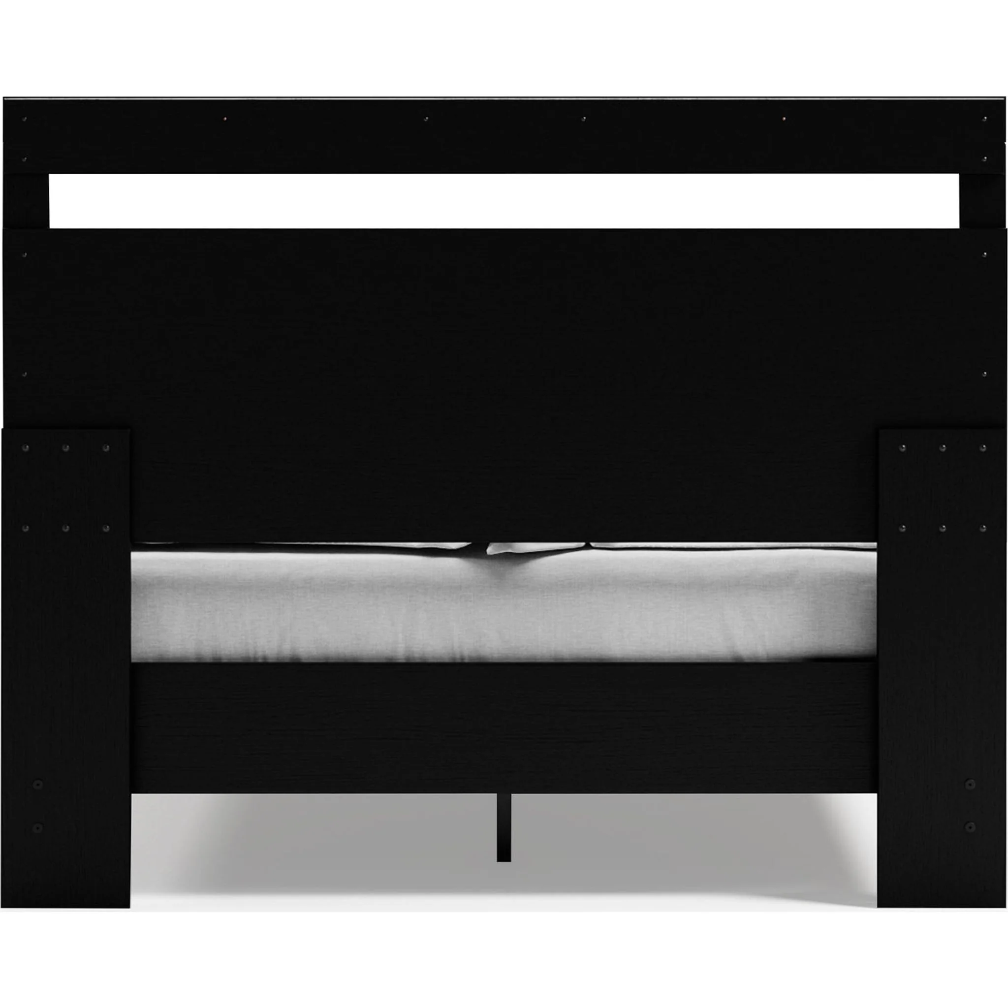 Finch Queen Platform Bed - Black/Brown - Image 7