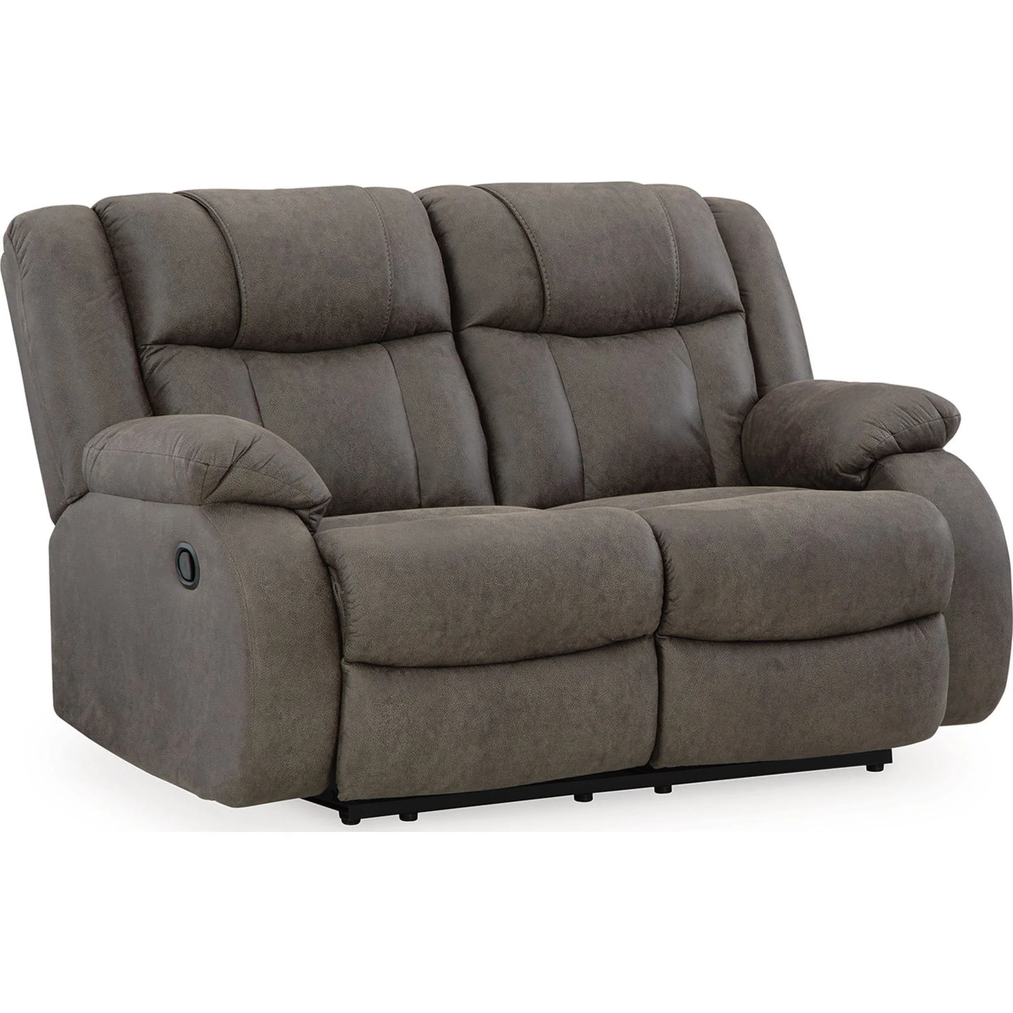 First Base Reclining Loveseat - Gunmetal - Image 10