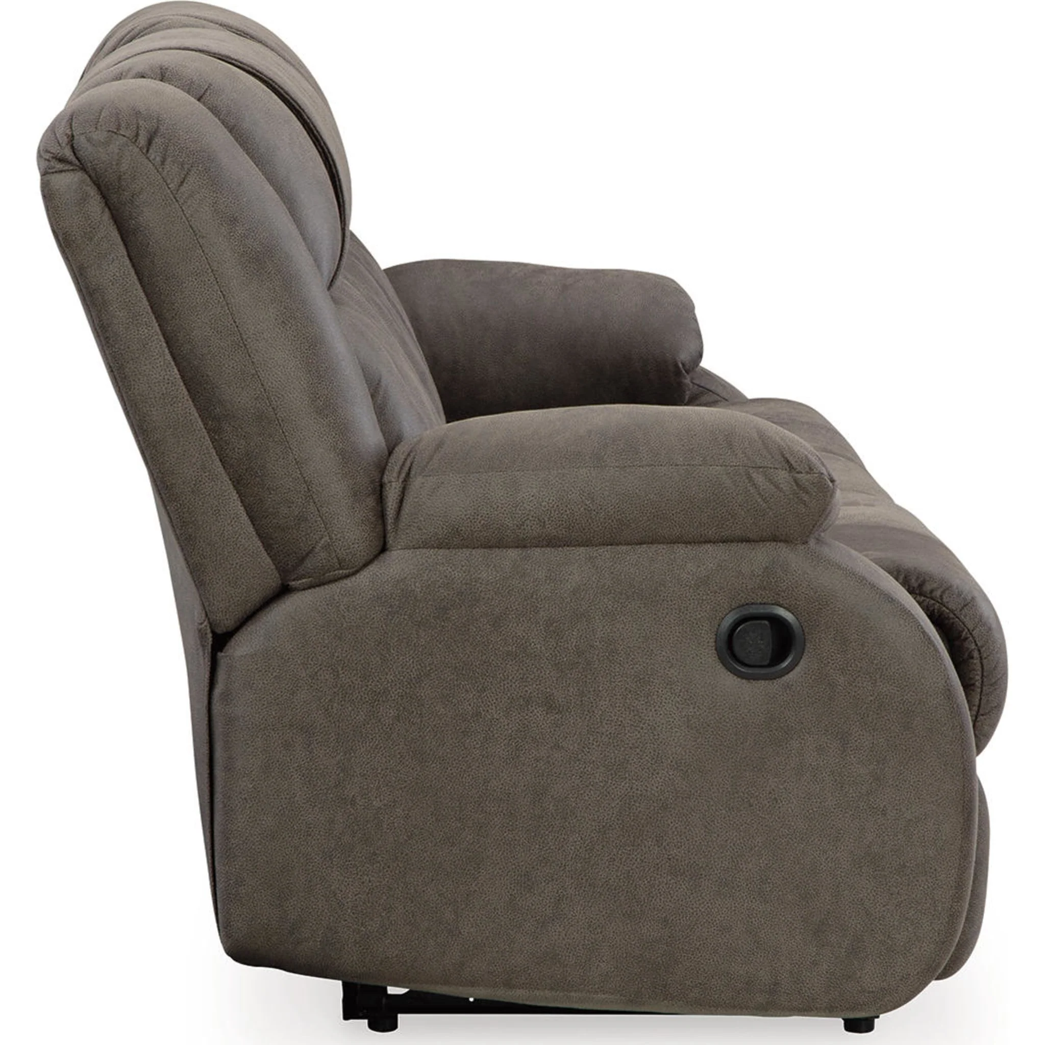First Base Reclining Sofa - Gunmetal - Image 15
