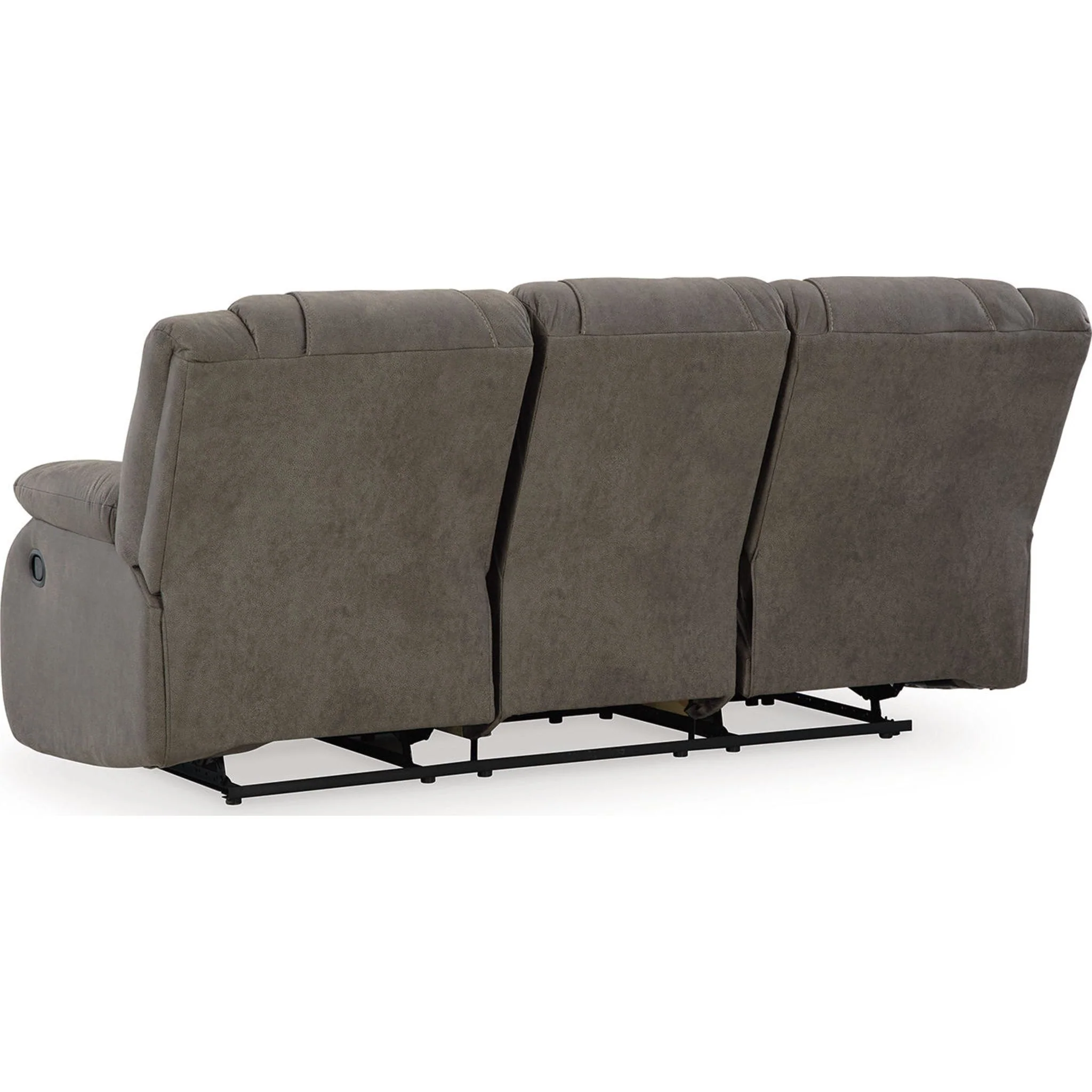 First Base Reclining Sofa - Gunmetal - Image 18