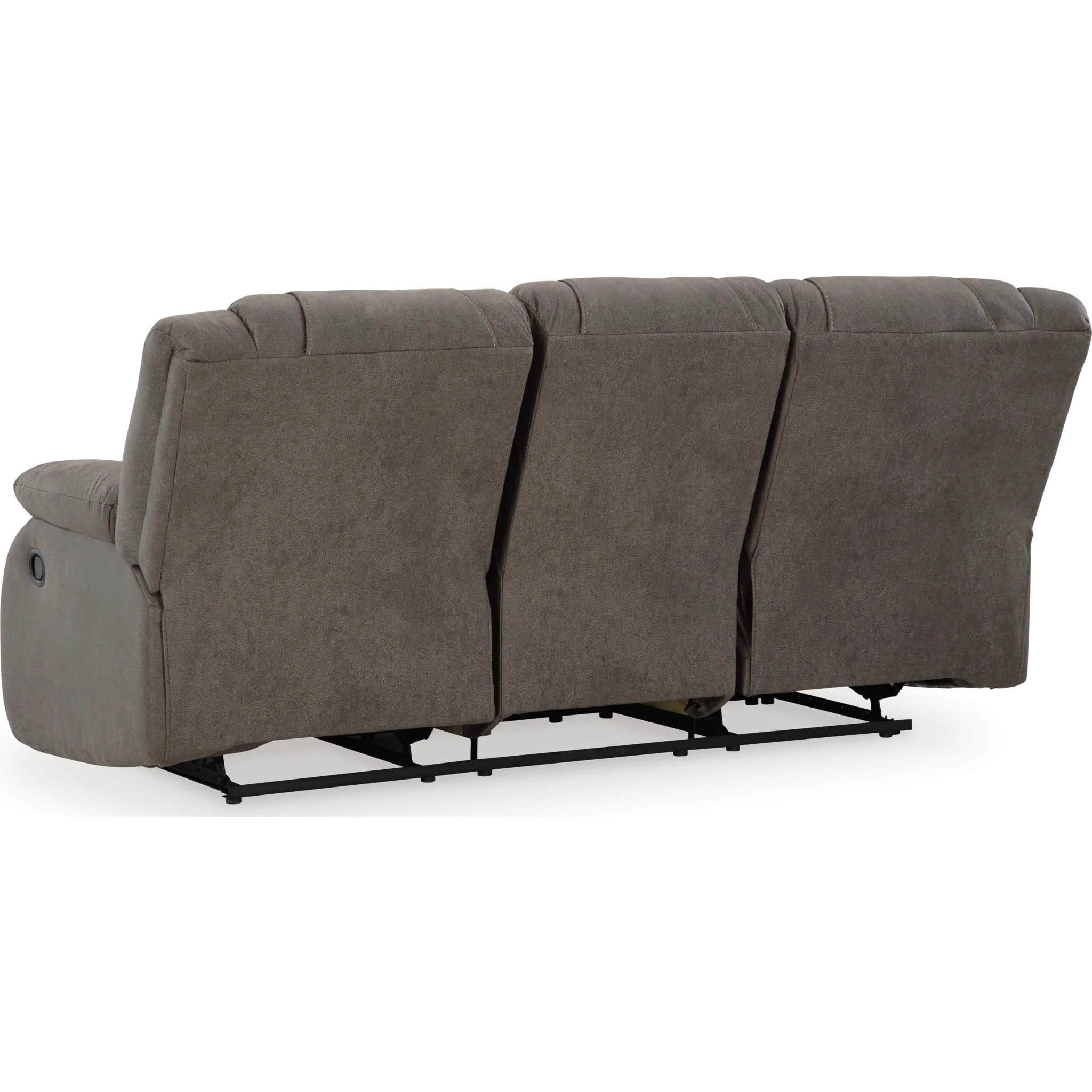 First Base Reclining Sofa - Gunmetal - Image 6